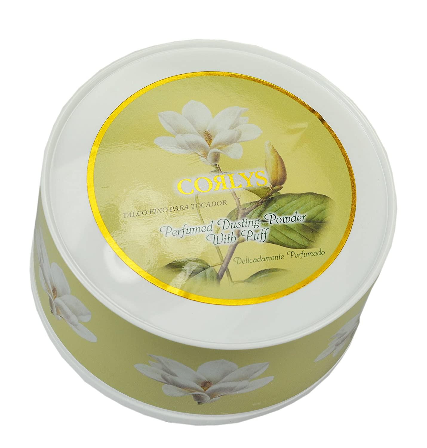 Corlys Dusting Powder 6 Oz. With Puff Talcum Powder