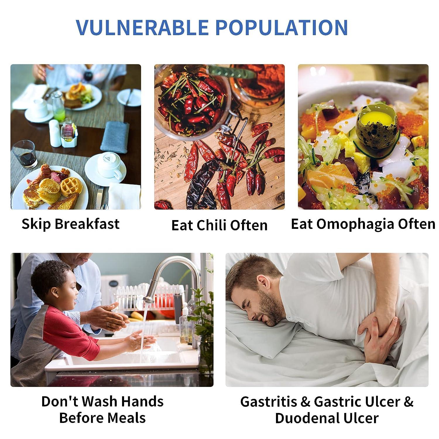 Helicobacter Pylori Test Kits at Home 25 Tests Included h. Pylori