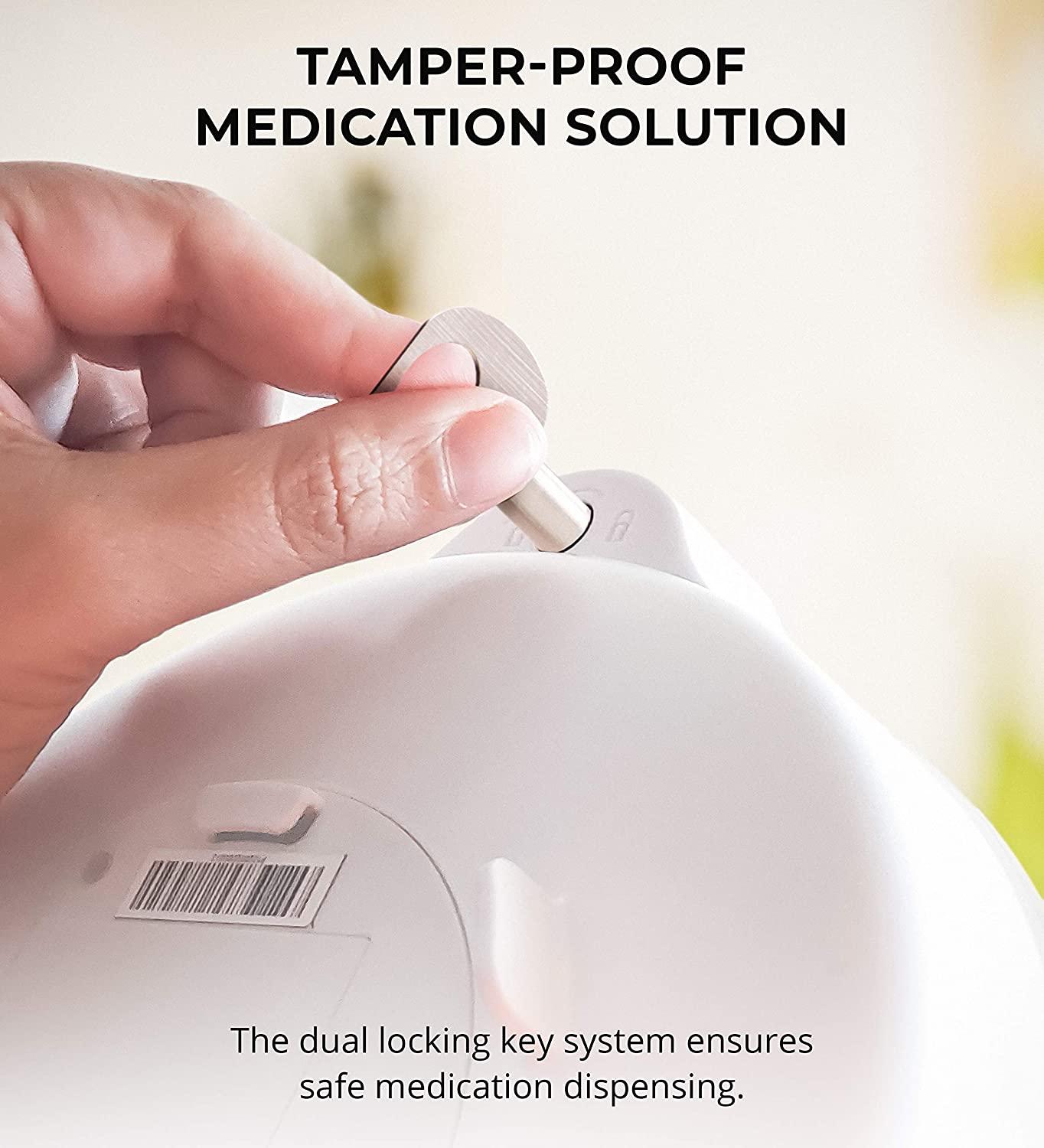 Blucoil Automatic Pill Dispenser with Medication Alarm Reminder, LED