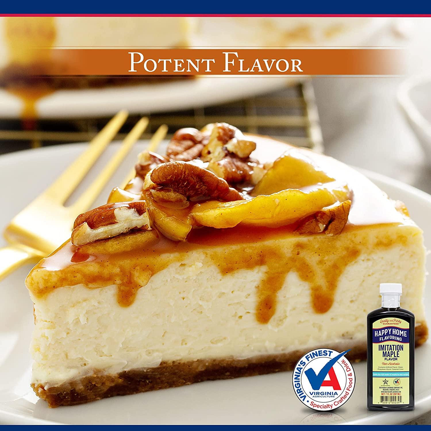 Happy Home Imitation Maple Flavoring 7 oz NonAlcoholic & Certified