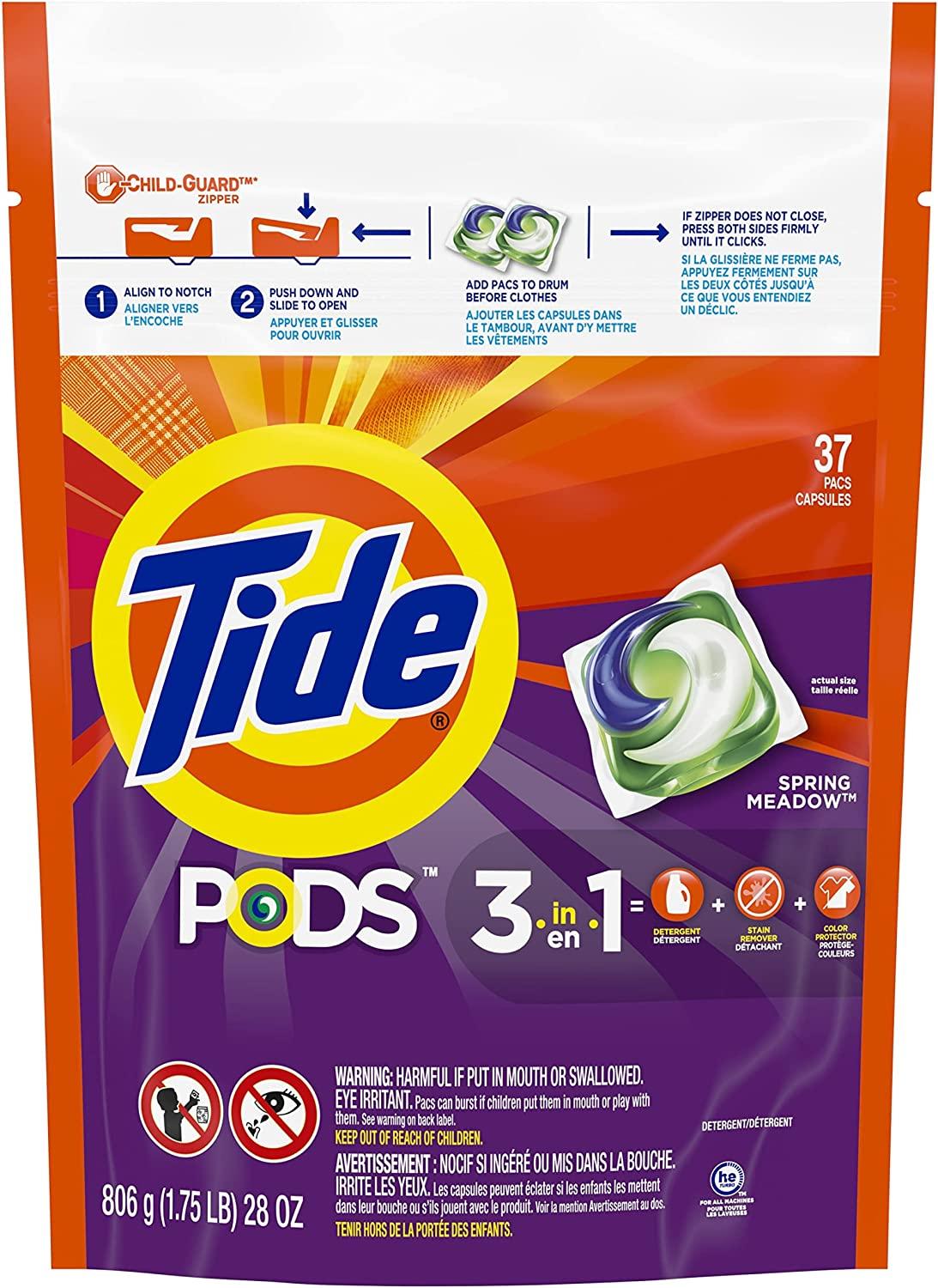 Tide PODS Laundry Detergent Spring Meadow 111 Count HE Compatible (3