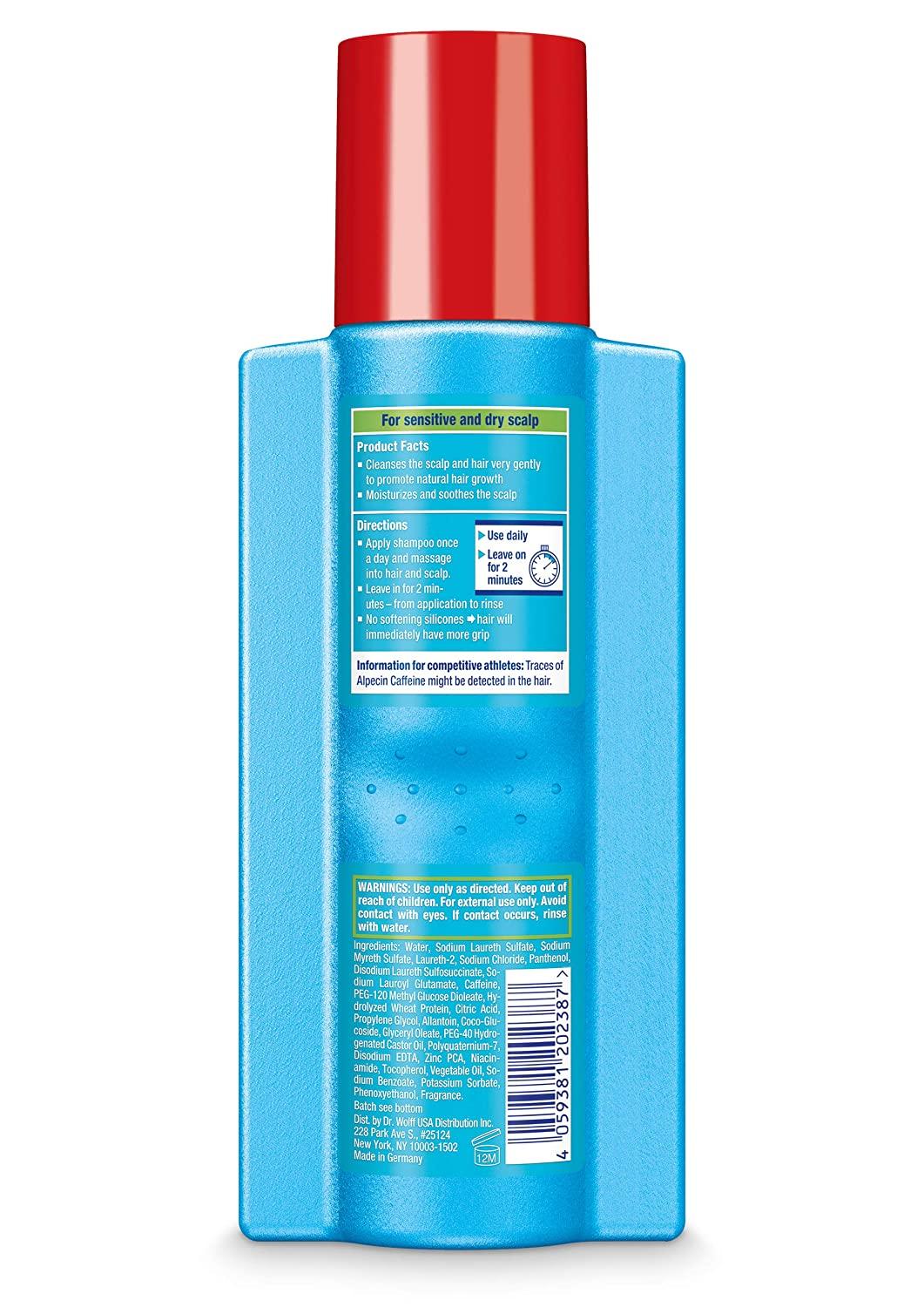 Alpecin Hybrid Caffeine Shampoo for Men with Dry, Itchy, Sensitive