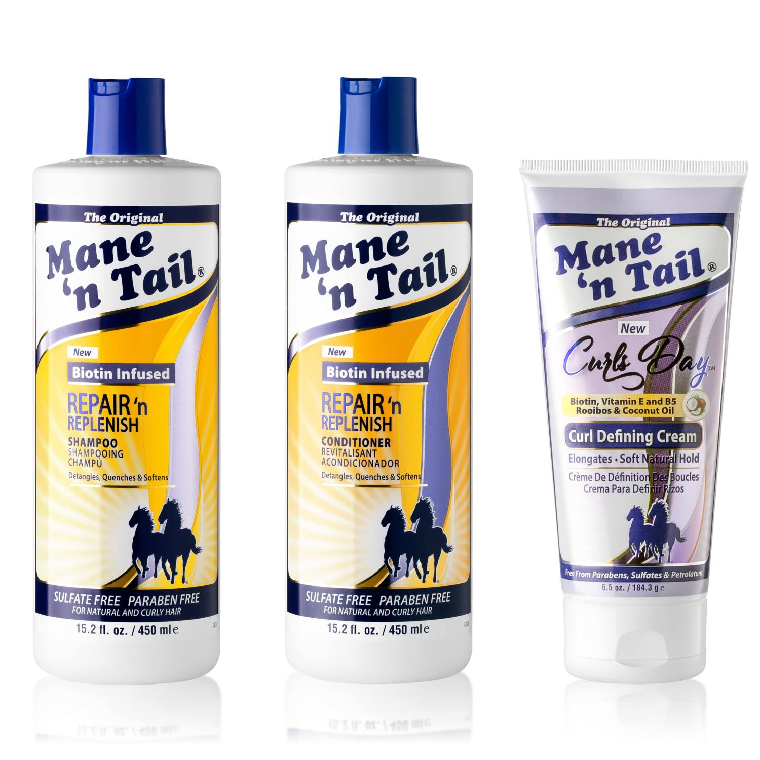 Mane 'n Tail SulfateFree Repair 'n Replenish Set (15.2 oz) Gentle