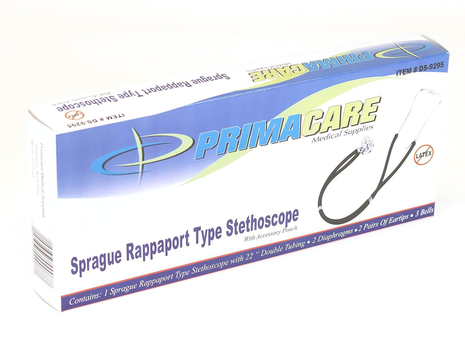 Primacare DS9295BK 30 Sprague Rappaport Stethoscope Ideal for