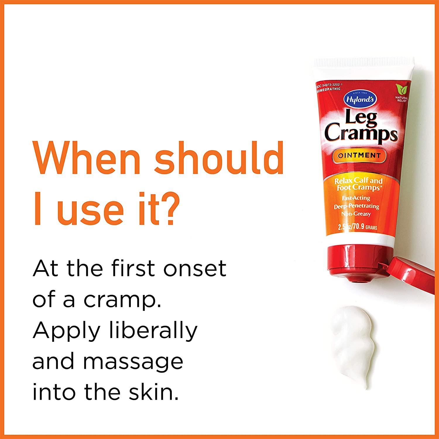 Arnica Gel Pain Relief, Leg Cramp Ointment by Hyland's, Natural Relief