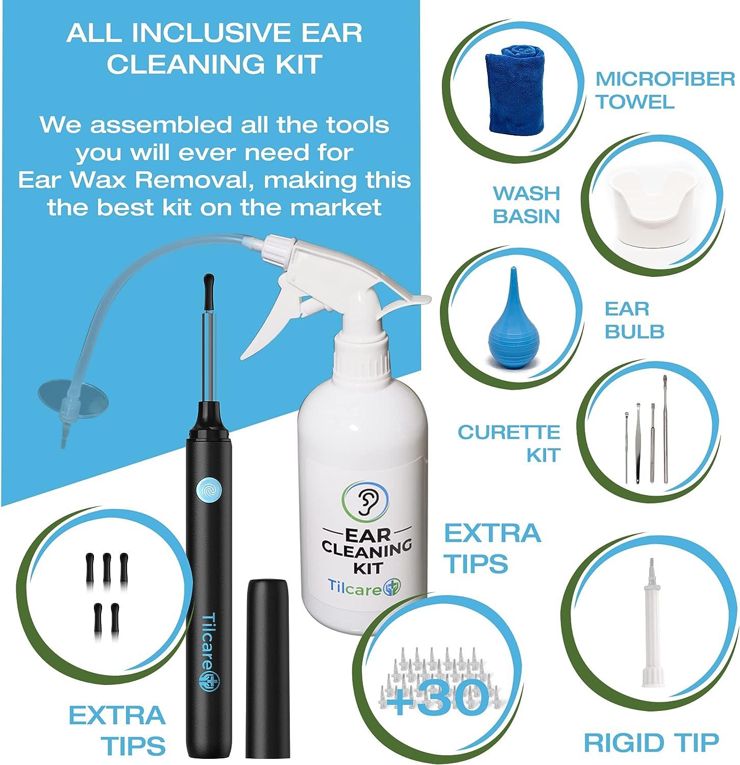 Ear Wax Removal Tool with Camera by Tilcare Complete Ear Cleaning Kit for Adults & Kids