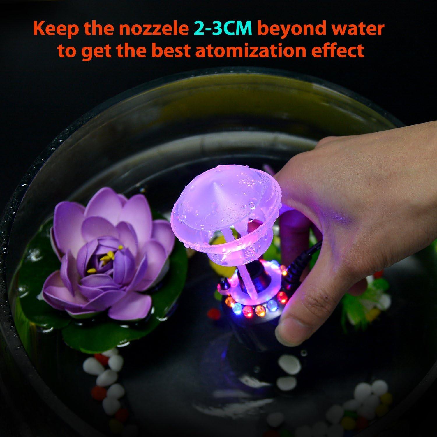 Alizzy Ultrasonic Mist Maker, Indoor Fountain Water Feature Pond - View #11