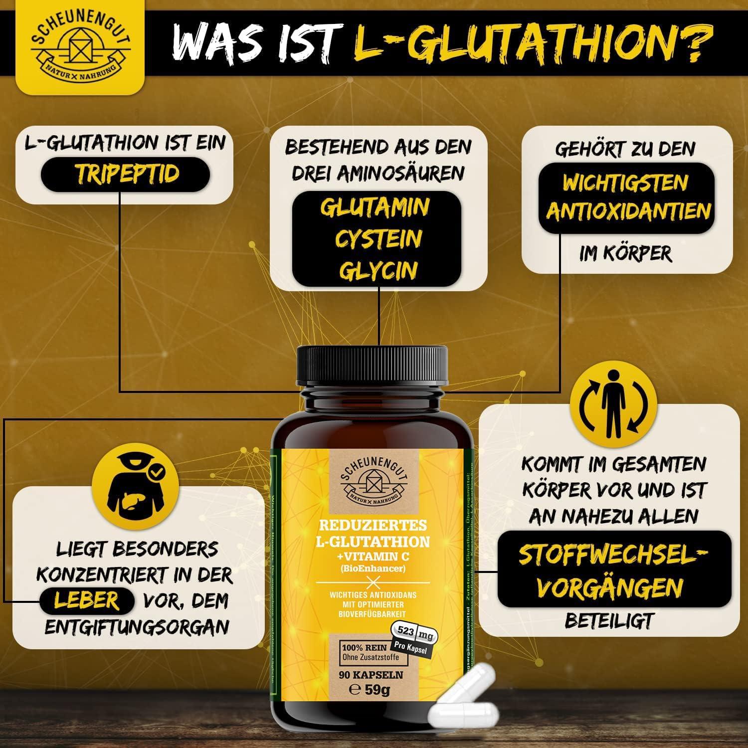 glutathion tripeptid Bandini® Liposomales Glutathion 250ml | L-Glutathion Setria® liposomal  Tripeptid Glutaminsäure, Cystein, Glycin | Antioxidans, Immunsystem, Leber  | Hochdosiert, laborgeprüft, vegan