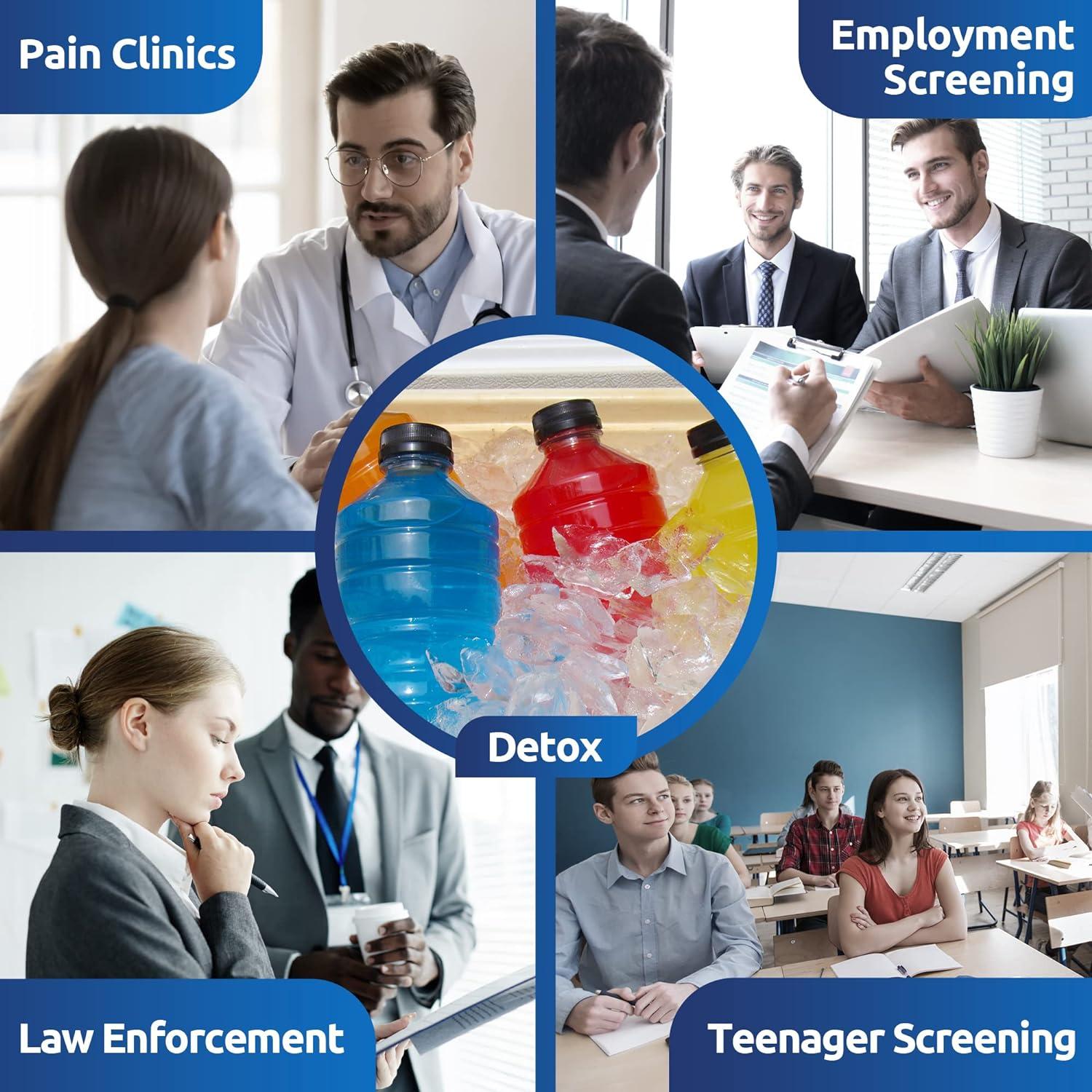 6 Pack Instant Drug Urine Test Cup 12 Panel Testing 12 Different Drugs