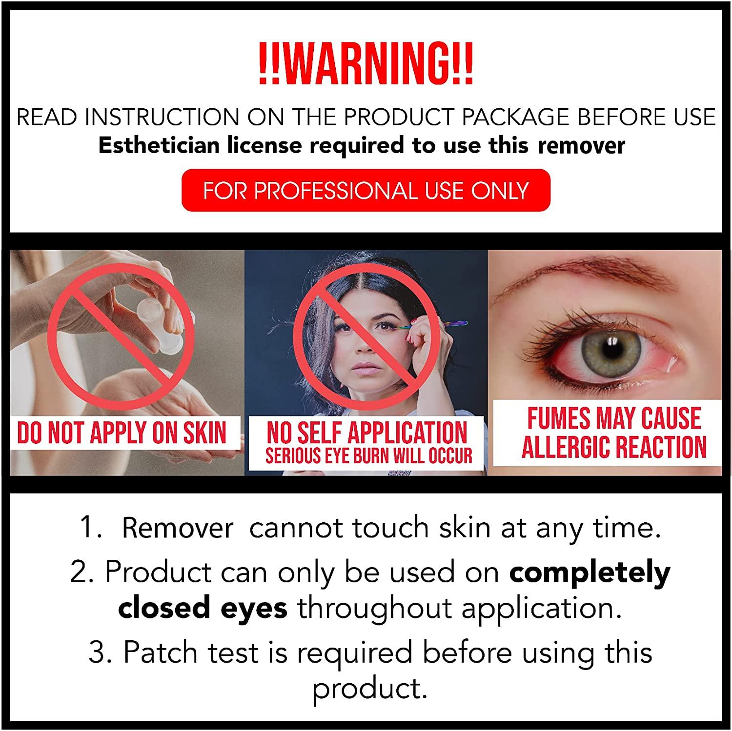 Lyon Lash Pro Gentle Eyelash Extension Cream Remover 15g 0.51fl. oz