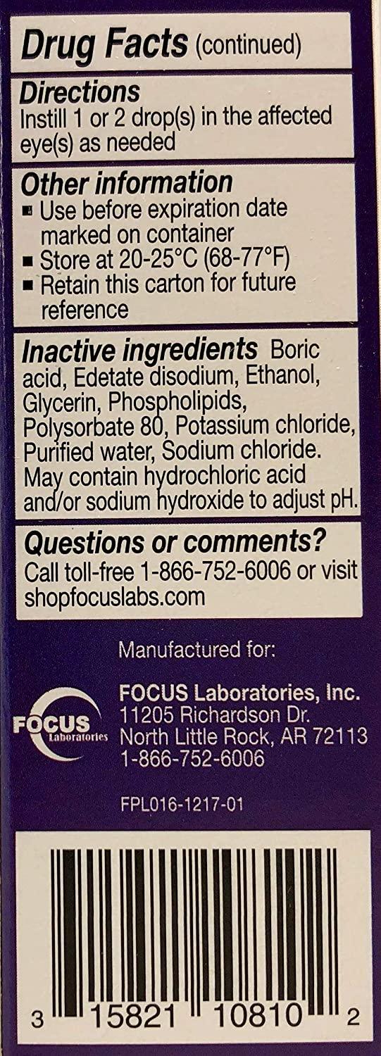 FRESHKOTE PF Lubricant Eye Drops Pack of 2 Preservative Free & Long