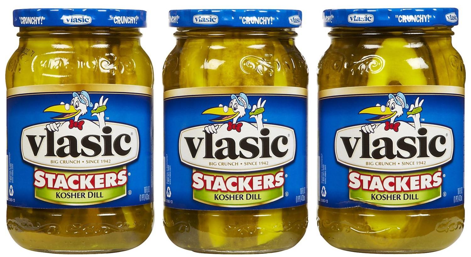 Vlasic Kosher Dill Sandwich Stacker Pickles 16 oz 3 pk
