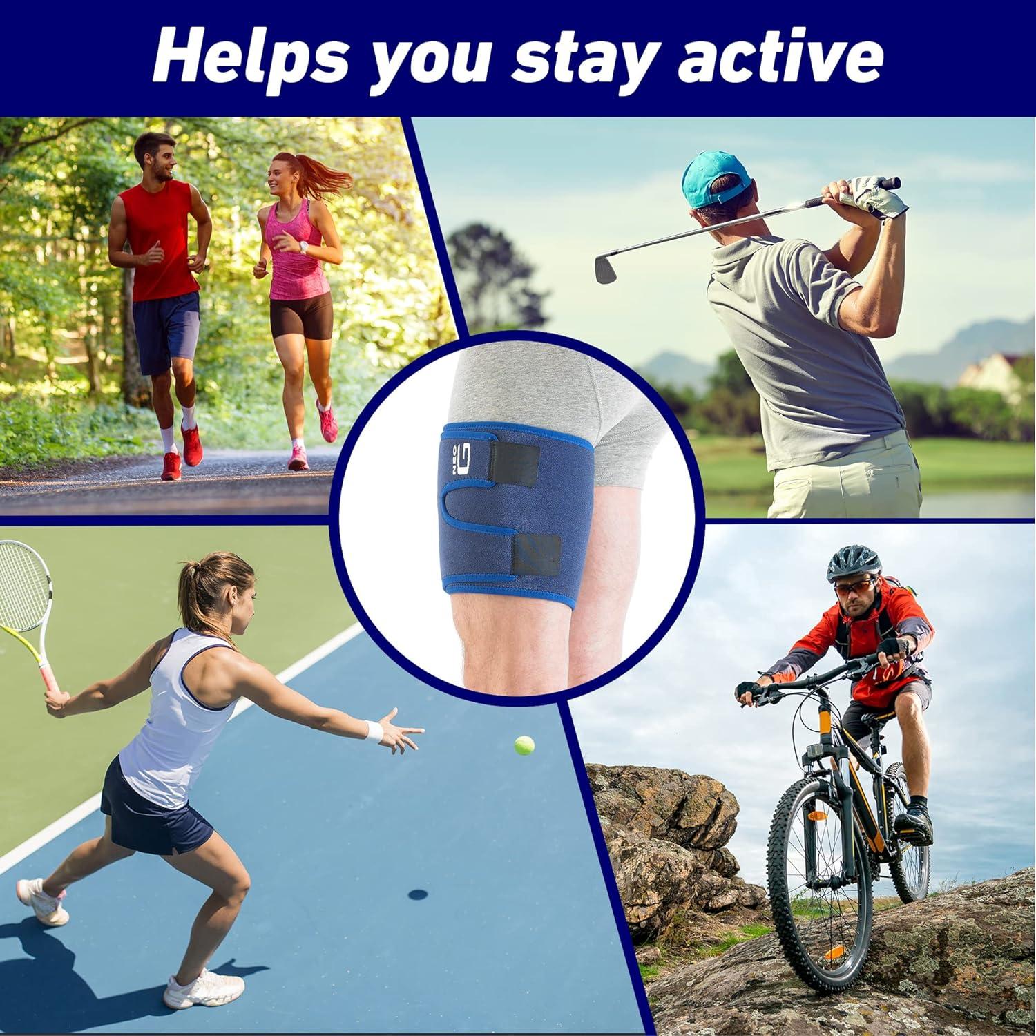 NeoG Thigh Support Hamstring Support to Quadriceps and Hamstring