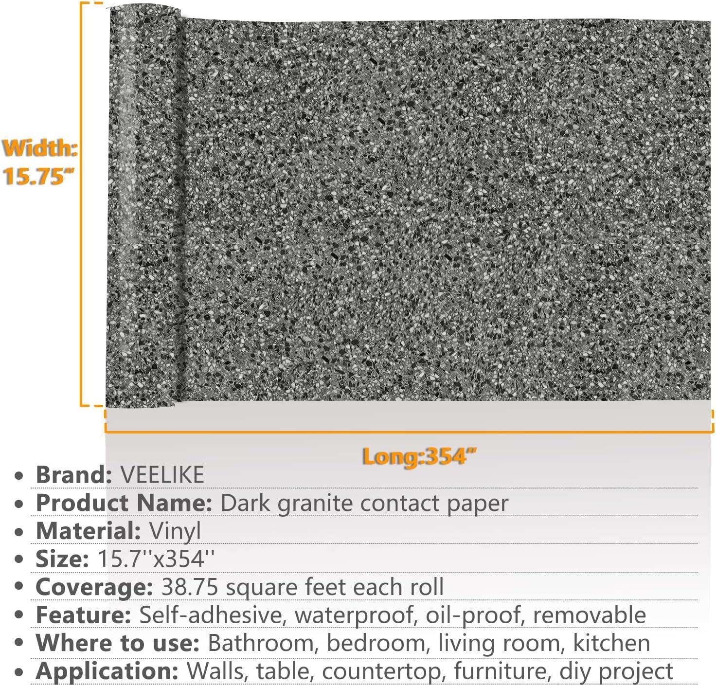 VEELIKE Self Adhesive Black Velvet Flock Contact Paper – Veelike