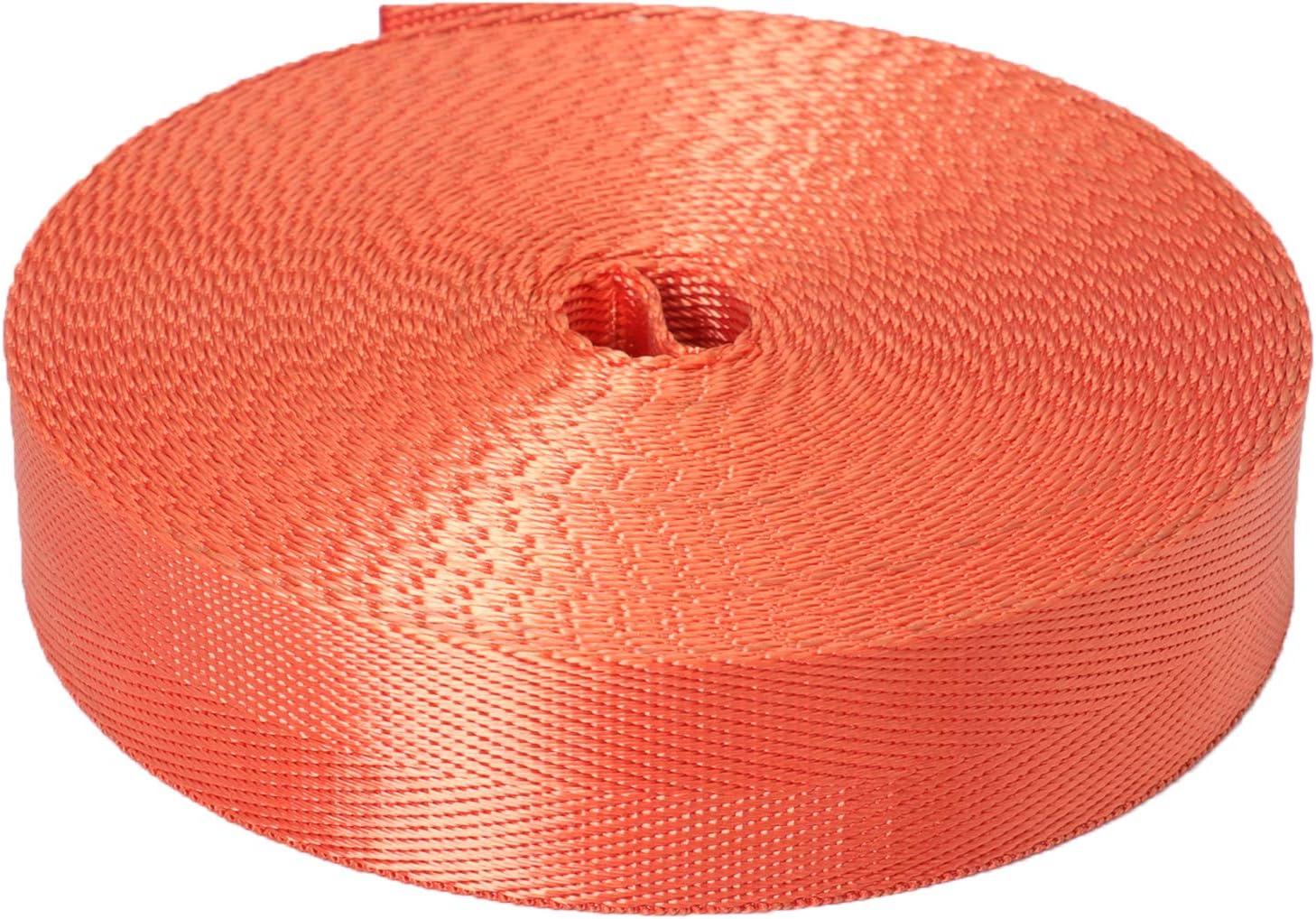 Devobunch 1 Inch Nylon Webbing Strap Heavy Duty Nylon 10|25 Yard ...