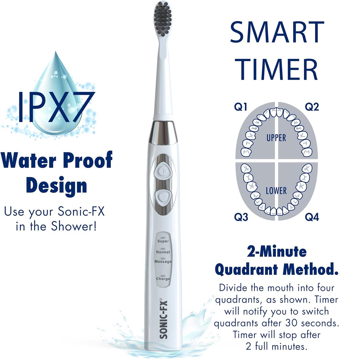 SonicFX Solo Sonic 3 Brushing Modes Toothbrush with Smart Timer