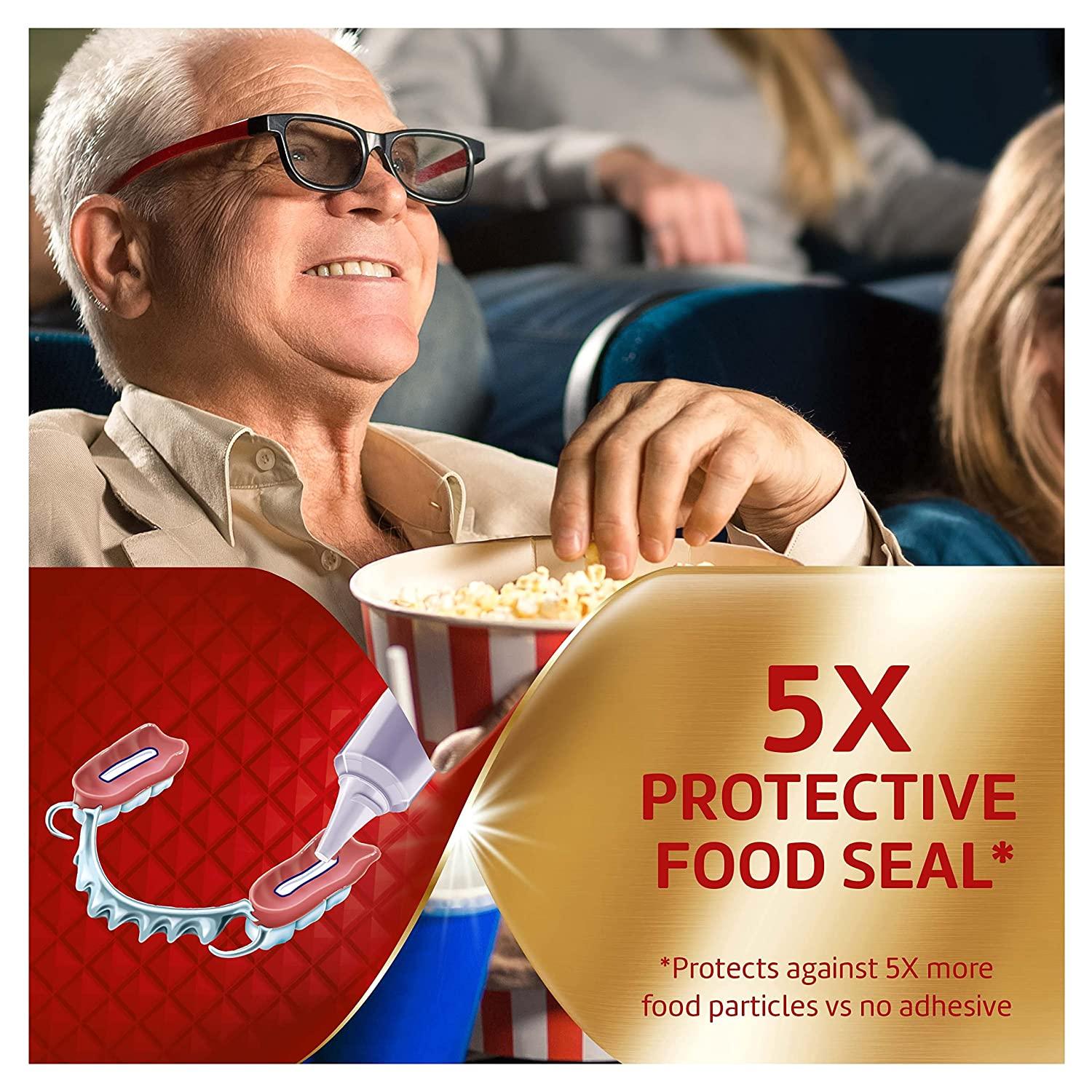 Poligrip Power Max Power Hold plus Seal Denture Adhesive Cream, Denture