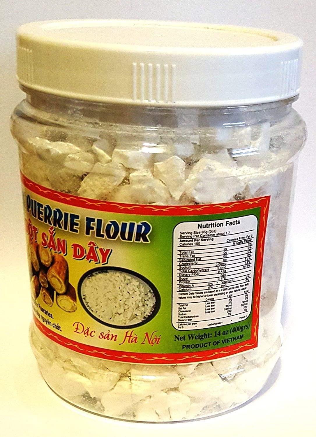 Arrowroot Starch Powder Bot San Day Radix Puerrie Flour 14 oz - Pack of 1