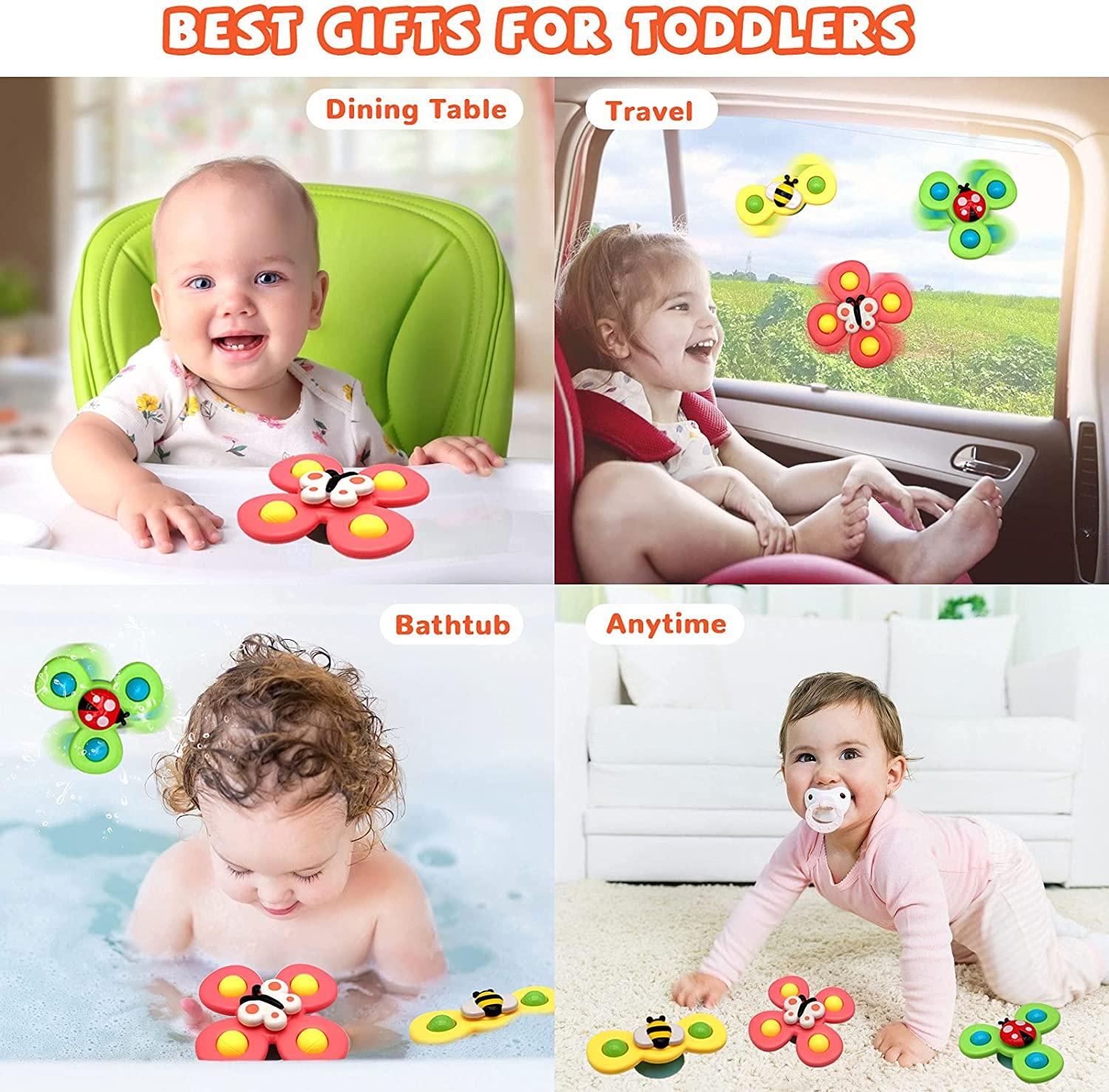 Suction Cup Spinner Toys For 2 3 Year