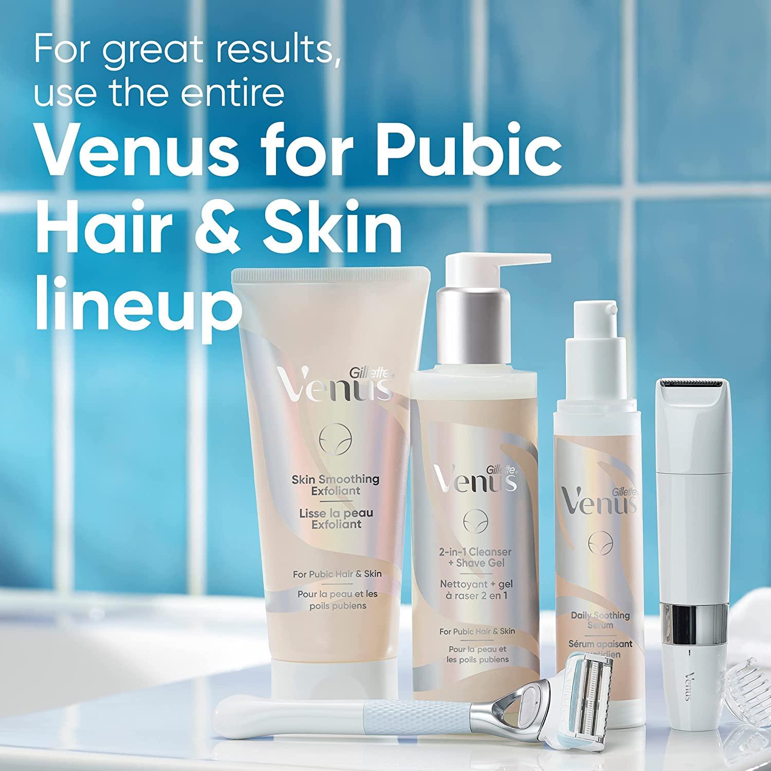 Gillette Venus for Pubic Hair & Skin Gentle Trimmer Plus 1oz Smoothing