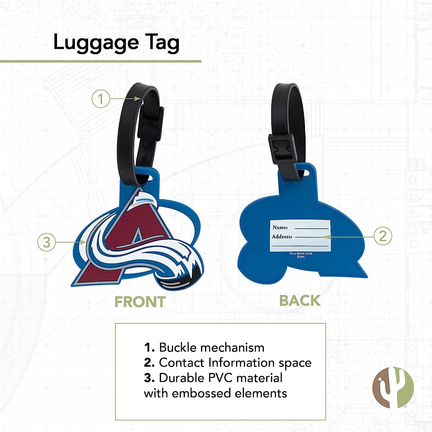 Colorado Avalanche Team NHL National Hockey League Luggage Tag Bag (PVC  Luggage Tag)