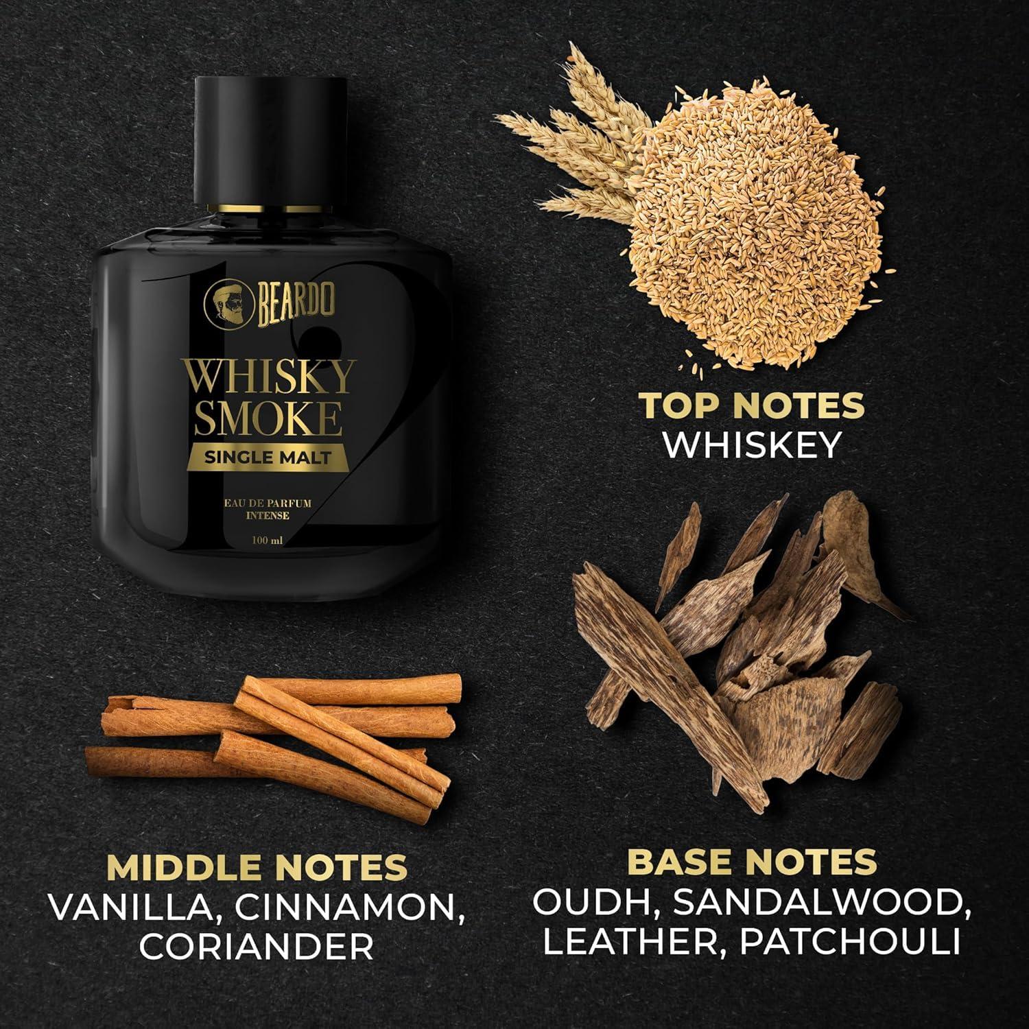 SINGLE MALT Whisky Smoke Perfume for men 100ml INTENSE EAU DE