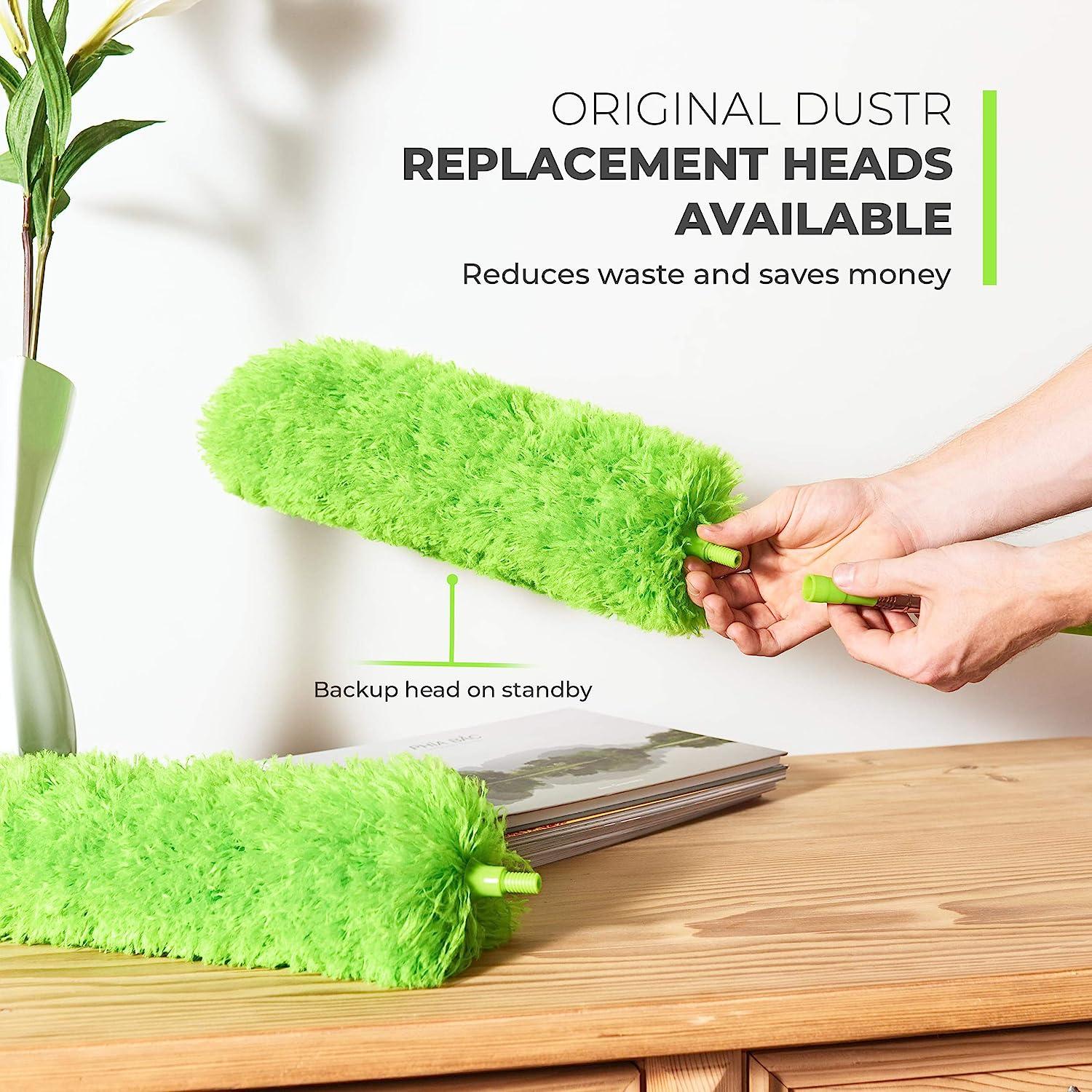 GTEWERK DUSTR Microfiber Duster with Extension Pole, Feather Duster