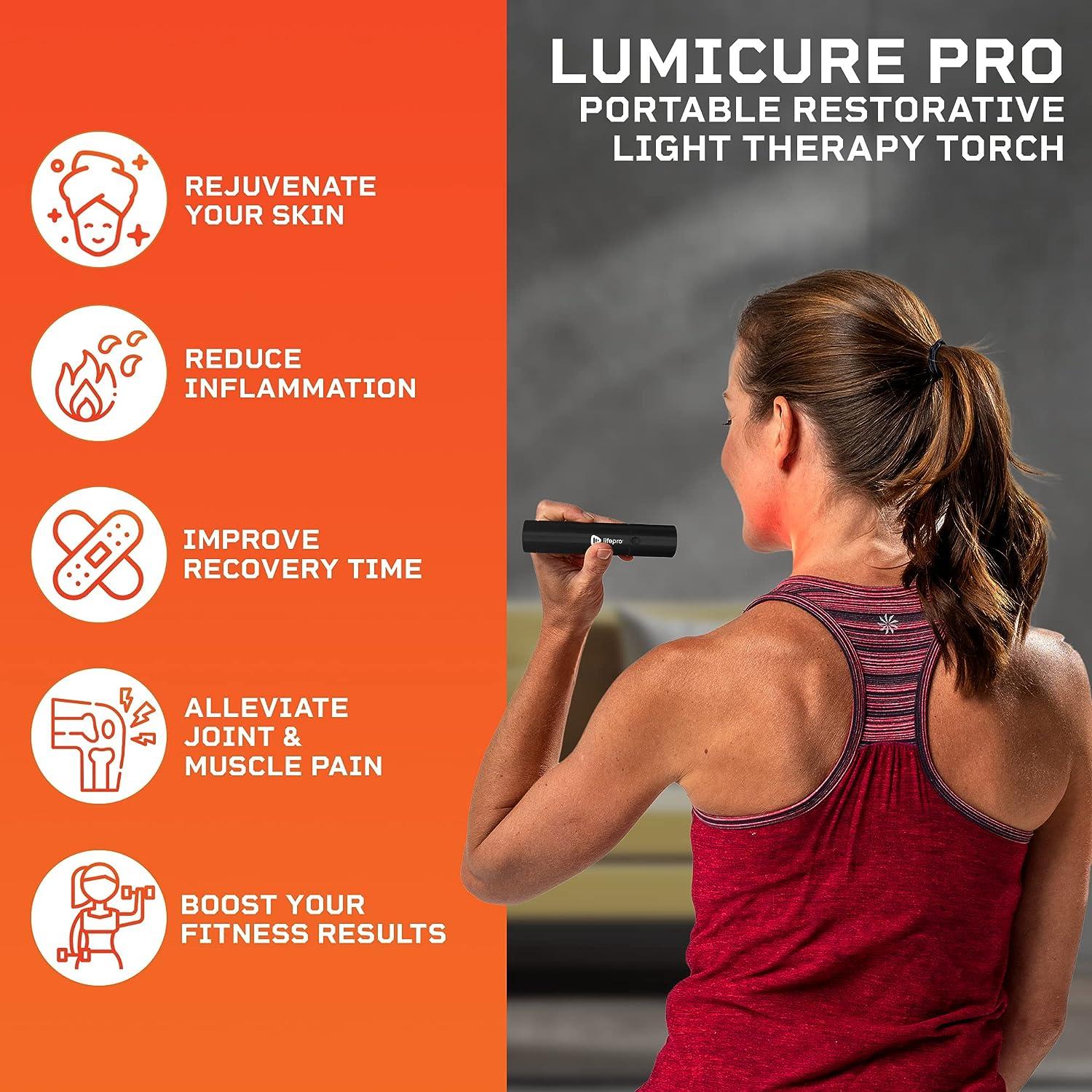 LifePro Portable Red Light Therapy Torch Powerful Infrared Light