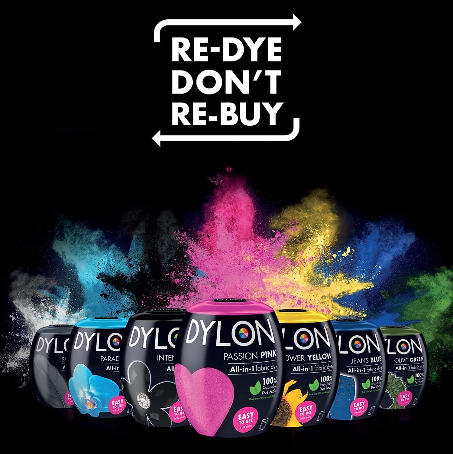 Dylon Machine Dye Pod, Intense Black, Easy-to-use Fabric Colour