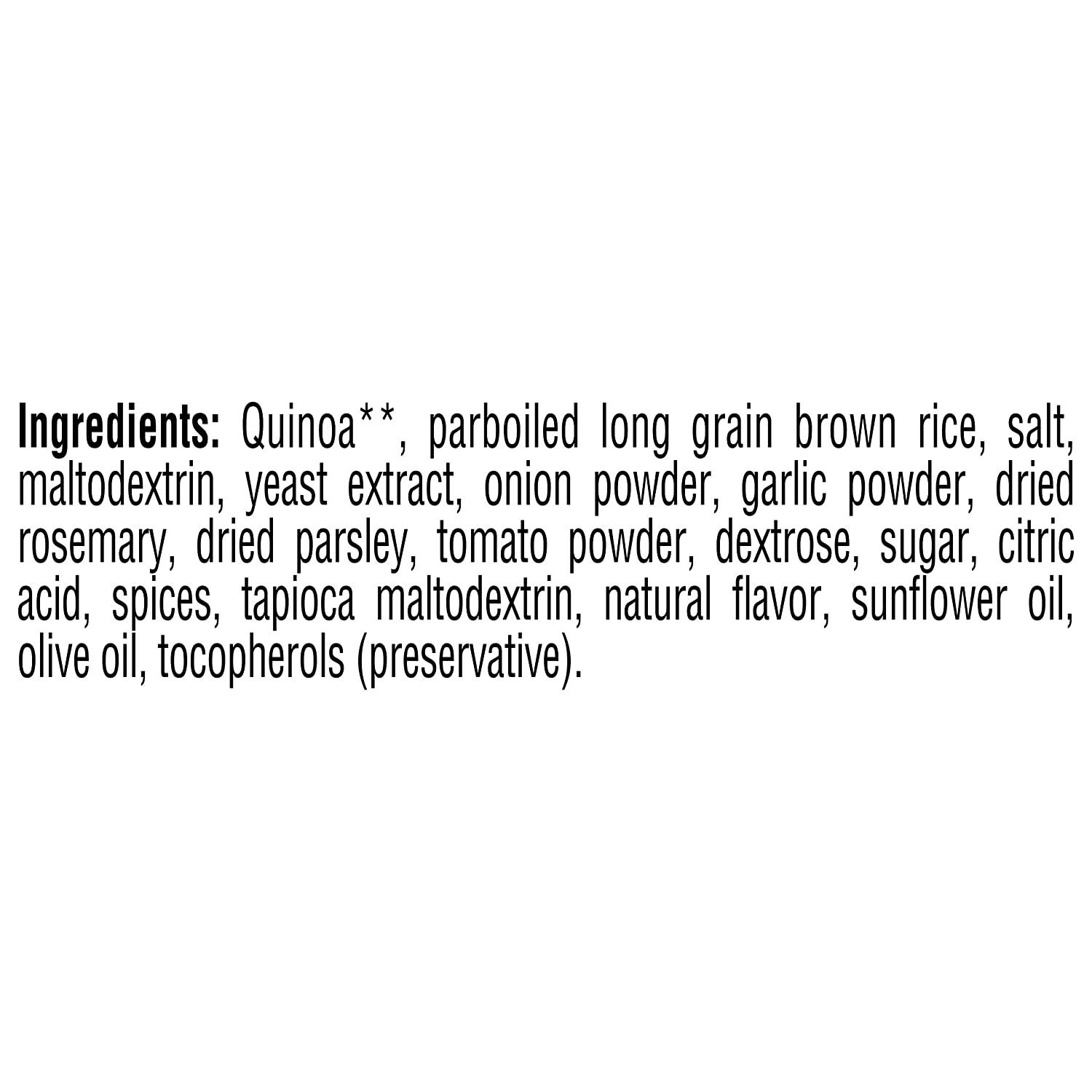 Quaker Near East Quinoa and Brown Rice Blend, Rosemary and Olive Oil 4.9 Ounce (Pack of 6 Boxes)