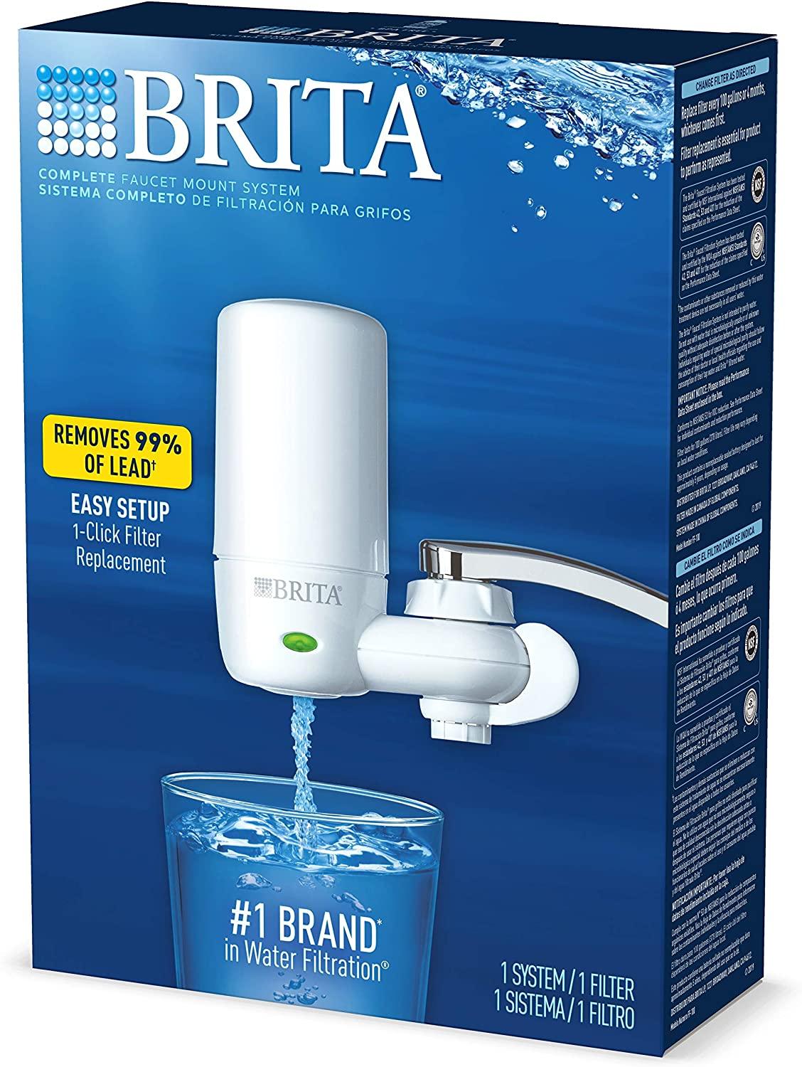 Brita White Tap Water Faucet Filter System, 1 ct - Fry's Food Stores