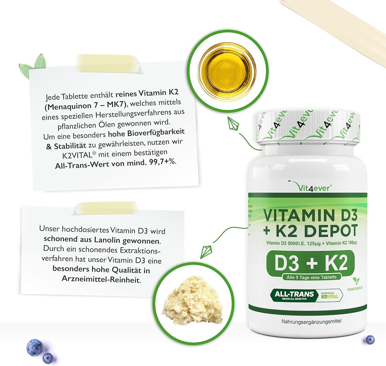 vitamin d3 k2 depot von natural elements