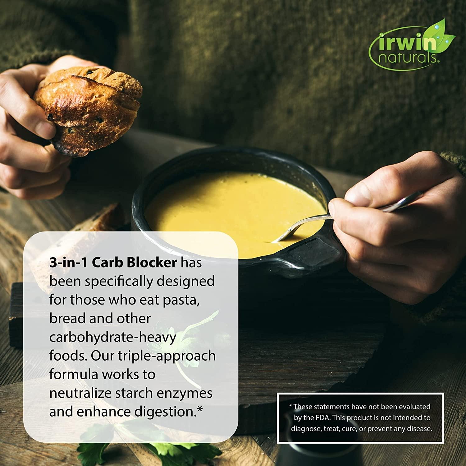 Irwin Naturals 3In1 Carb Blocker Maximum Strength 75 Liquid SoftGels