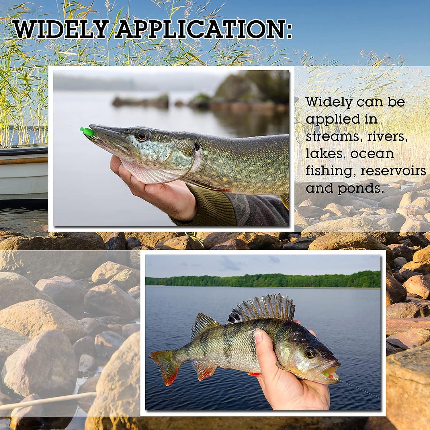 Skylety 100 Pieces Foam Floats Pompano Fishing Rigs Snell Floats