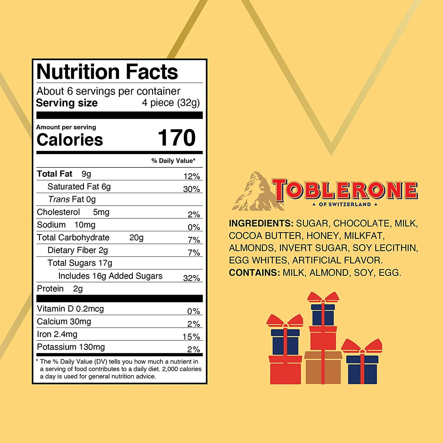 Toblerone Tiny Swiss Chocolate Gift Set Dark Chocolate Milk Chocolate