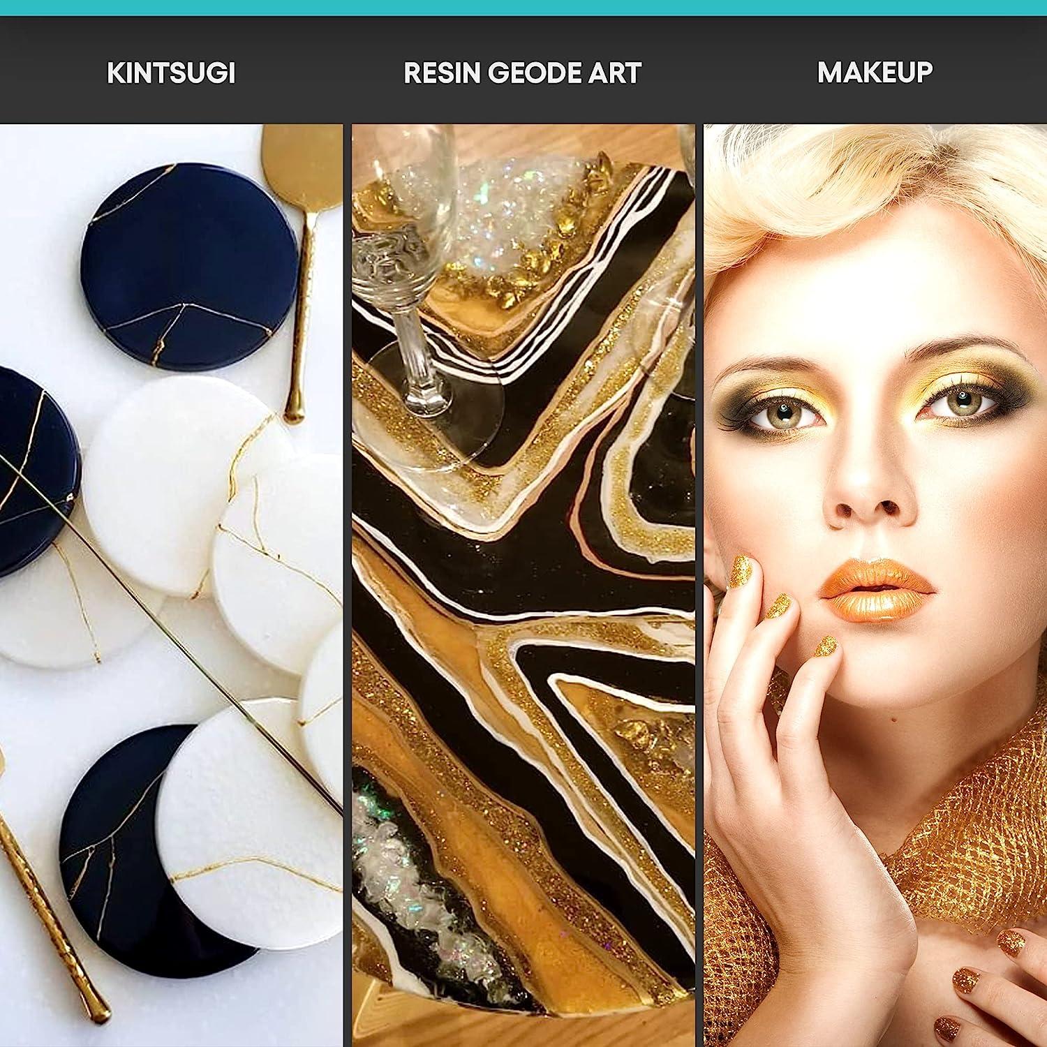 MEYSPRING Royal Gold Mica Powder for Epoxy Resin - Kintsugi Gold