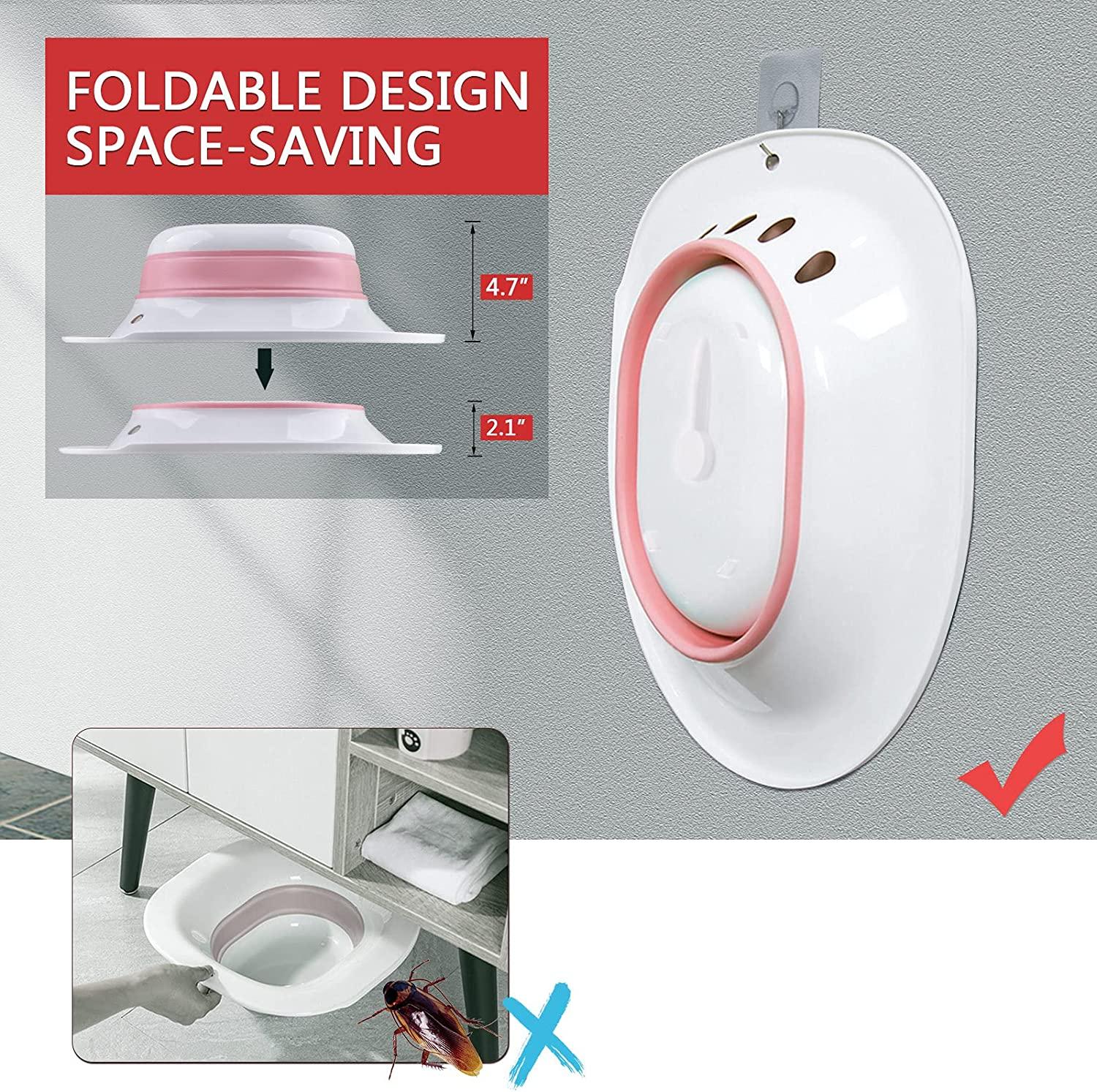 Foldable Sitz Bath, Sitz Bath with Sitz Bath Flusher, Sitz Bath for