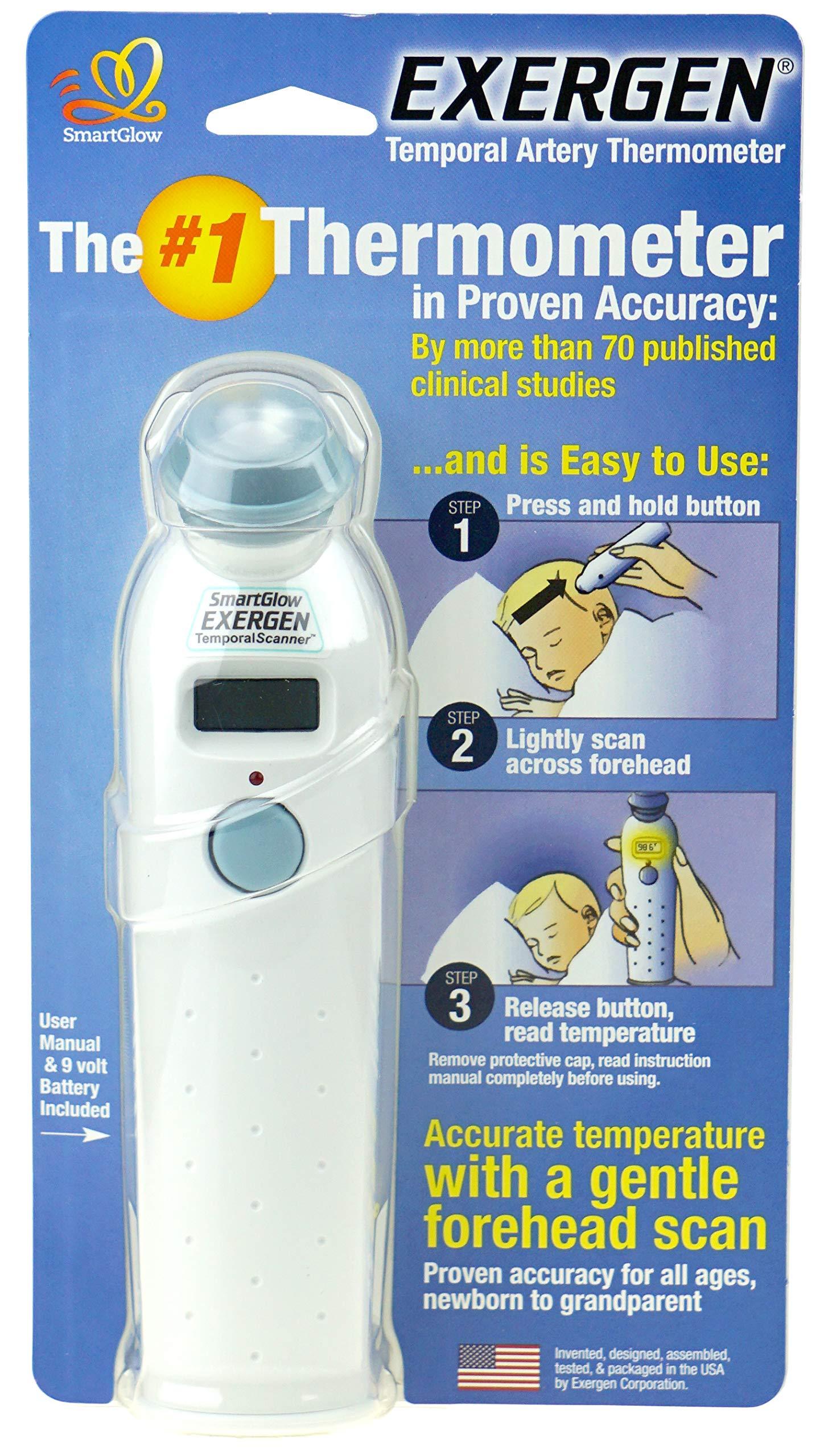 Exergen Temporal Scan Forehead Artery Baby Thermometer Tat2000c Scanner