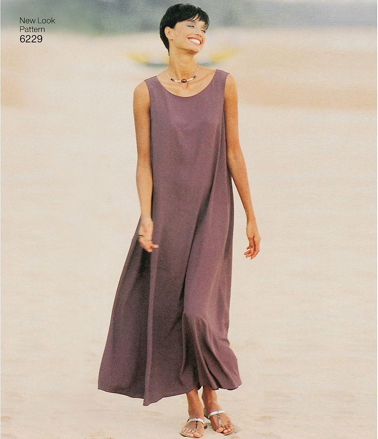 a line maxi dress with short sleeves The Linen Short-Sleeve Scoop Midi Dress