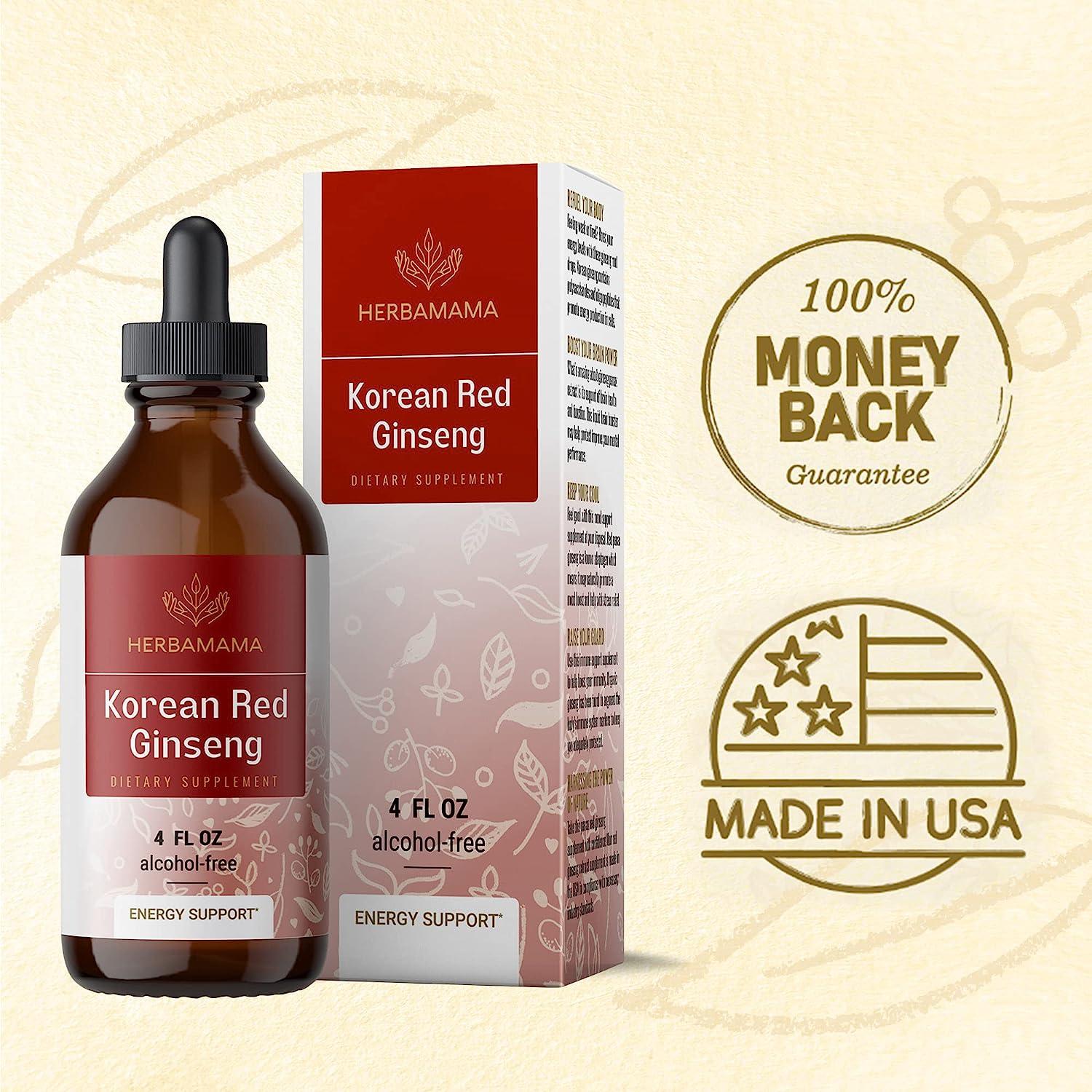 Korean Red Ginseng Drops - Panax Ginseng Root Tincture - Vegan Liquid  Extract Supplement - 4 fl oz | Buy Now with Express International Delivery 