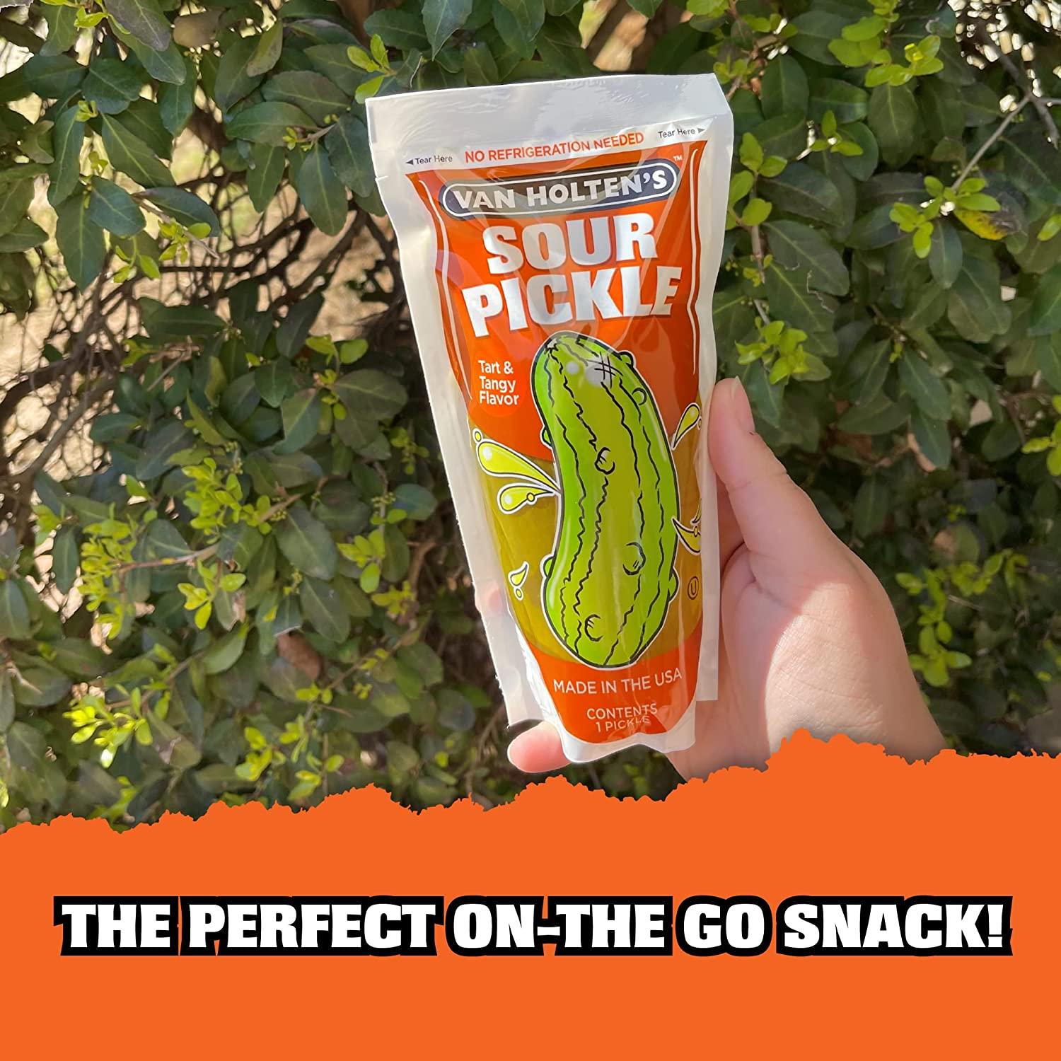 Van Holten's Pickles Jumbo Sour PickleInAPouch 12 Pack