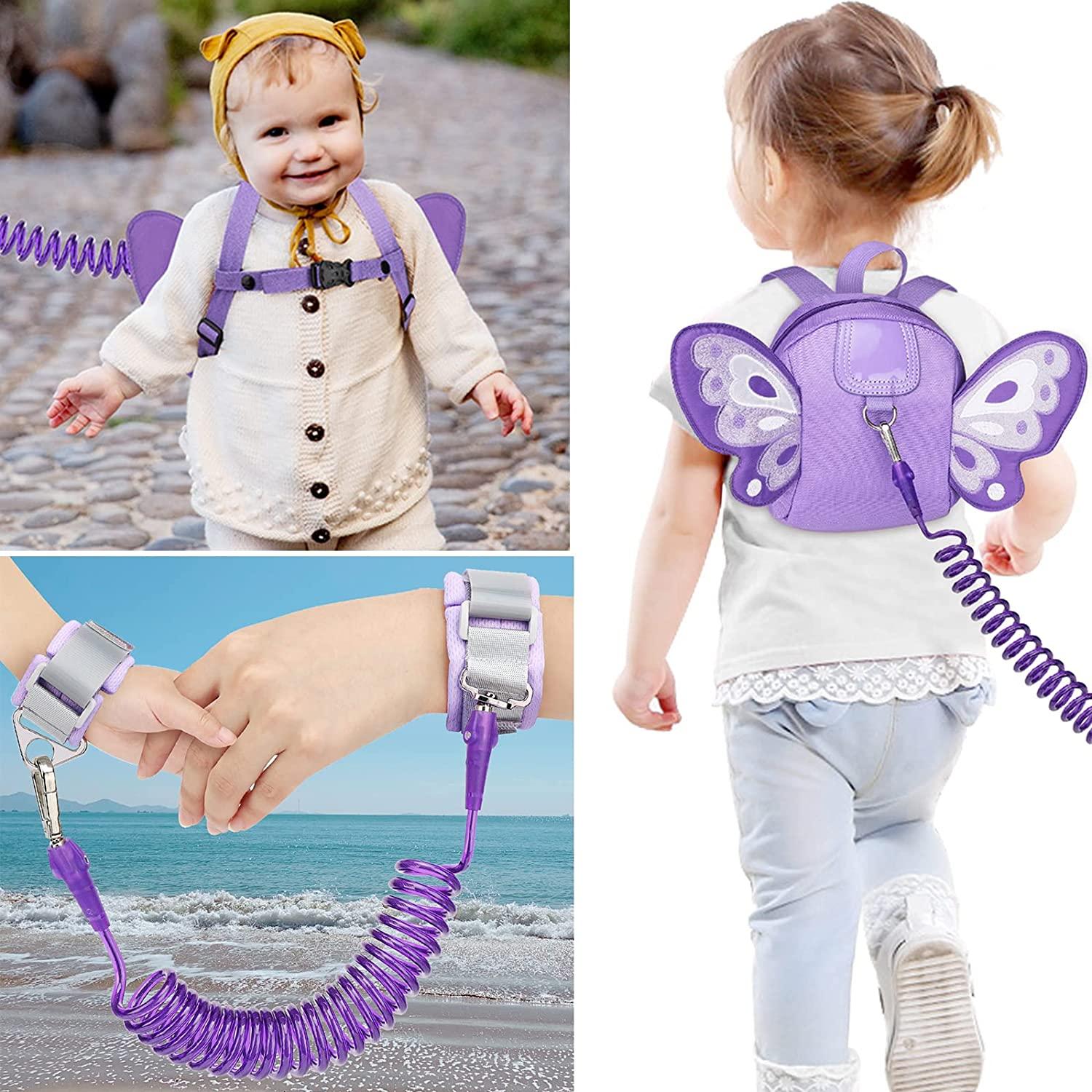 Accmor Toddler Harness Backpack Leash, Cute Butterfly Kid
