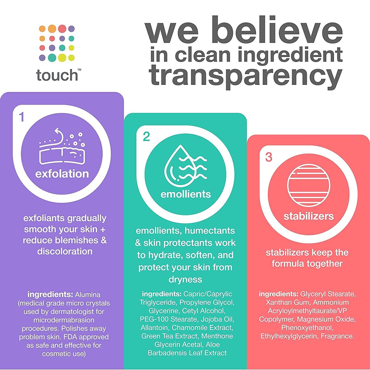 Dermatologist Crystal Microdermabrasion Facial Scrub AntiAging