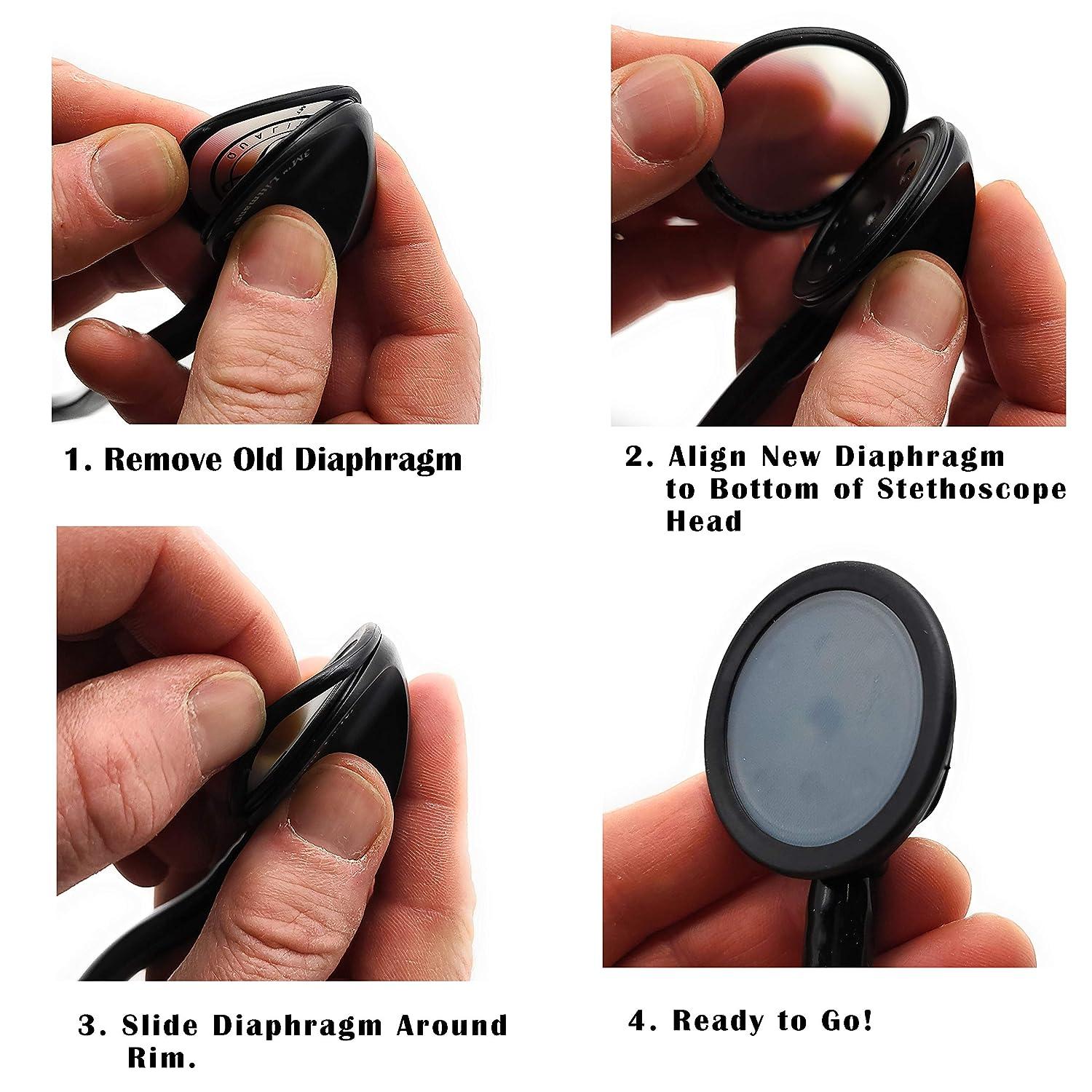 Adult Diaphragm. Replacement for Master Classic II (2) + 2 Extra Ear