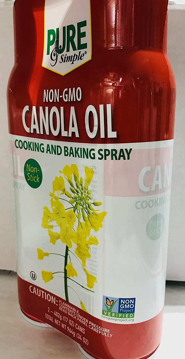 Non GMO Canola Oil Spray for Cooking and Baking