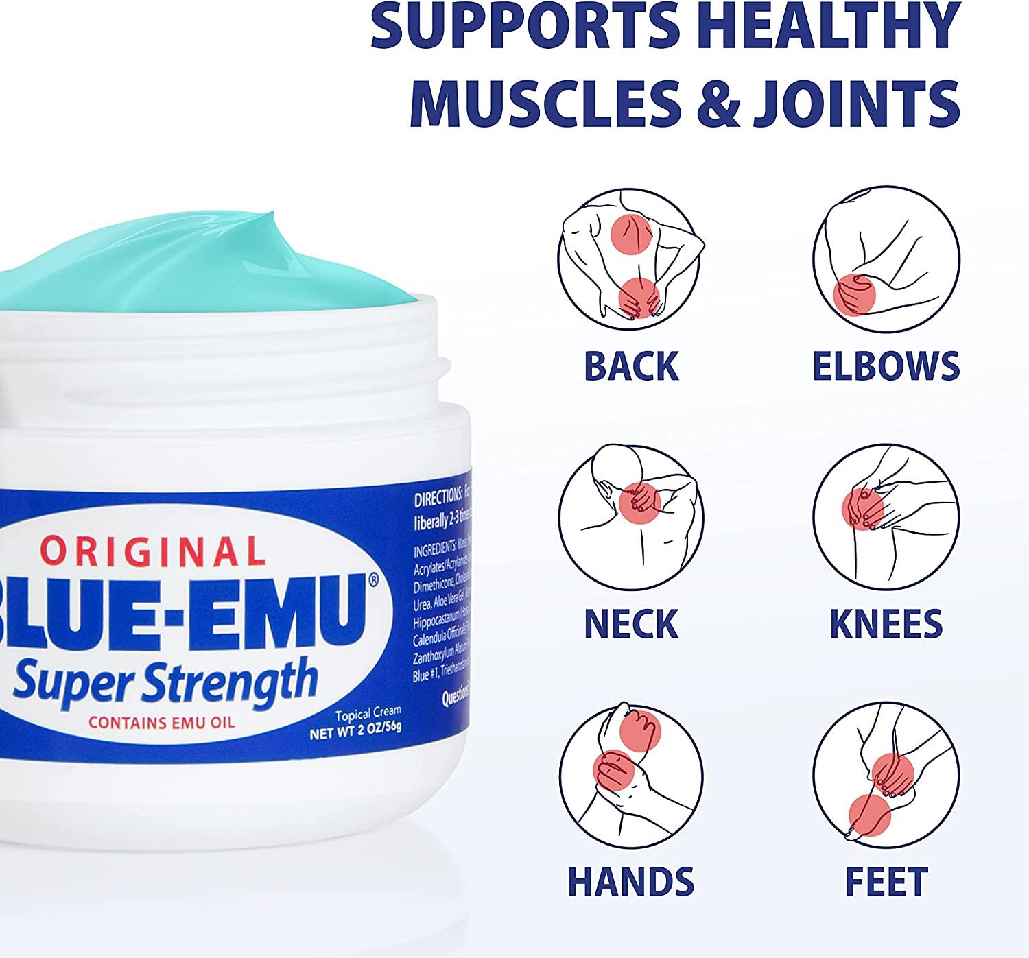 BlueEmu Muscle and Joint Deep Soothing Original Analgesic Cream, 1