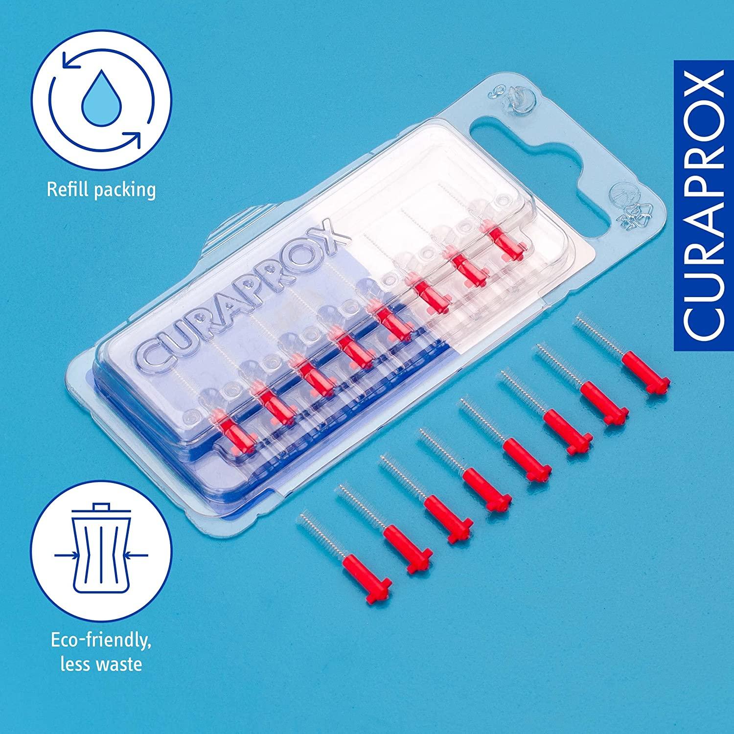 Curaprox CPS 07 Prime Refill Interdental Brushes - Red (8