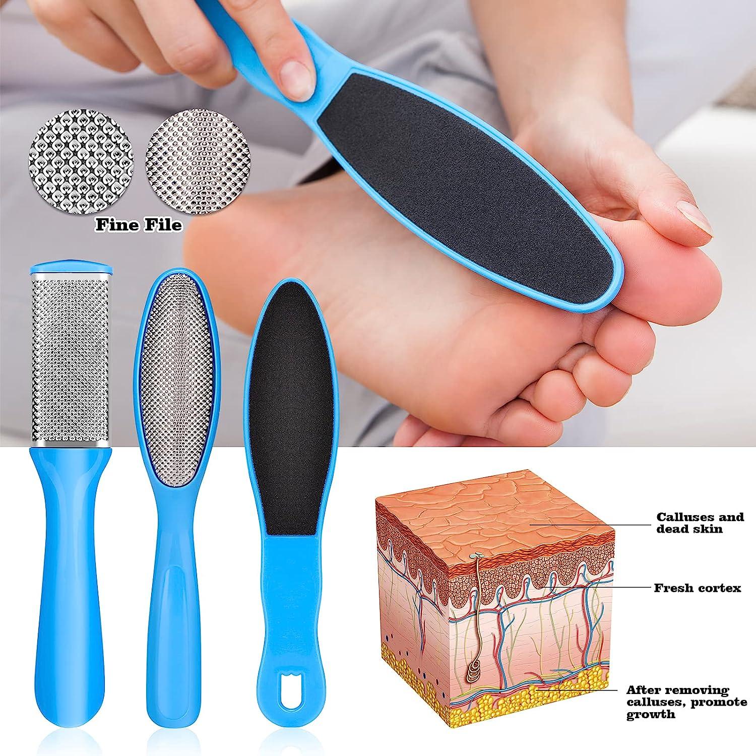 Pedicure Kits - Callus Remover for Feet, 23 in 1 Professional Manicure Set Pedicure  Tools Stainless Steel Foot Care, Foot File Foot Rasp Dead Skin for Women  Men Home Foot Spa Kit, Blue23