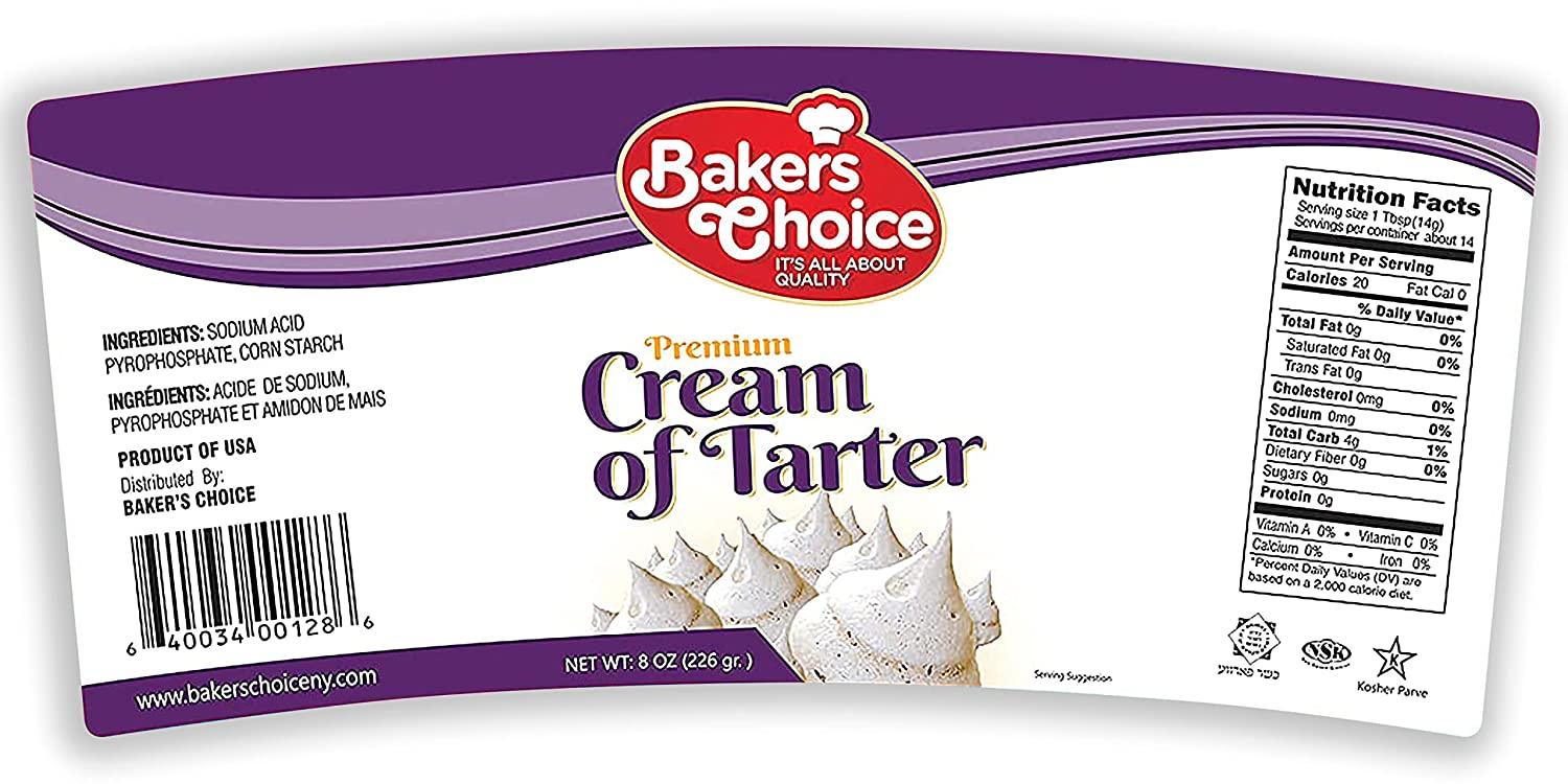 Premium Cream of Tartar for Baking and Cooking Ingredient Cream of Tarter Powder Prevents