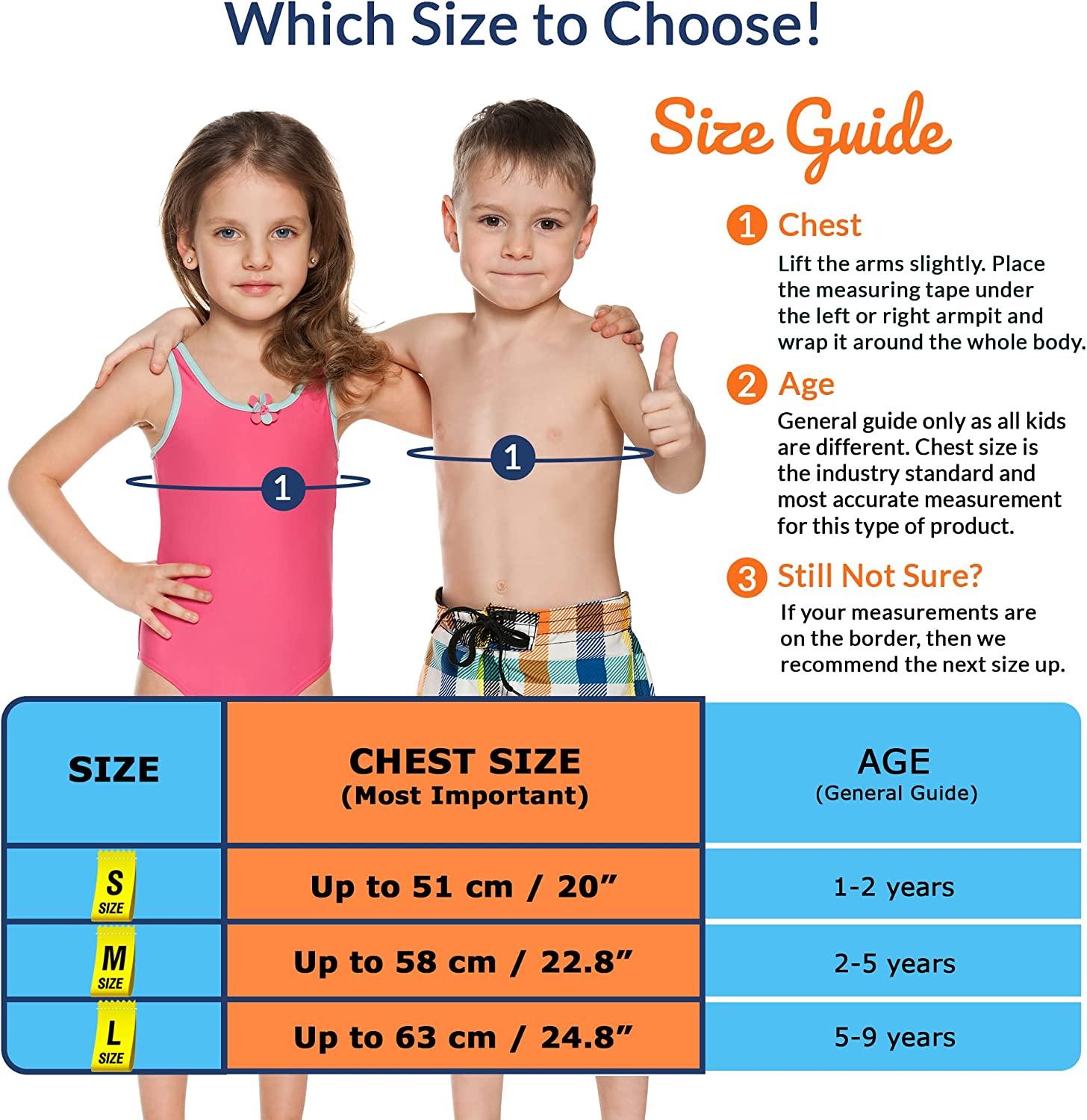 Kid's Training Swimwear Sizing Guide  Ness Swimwear - For All Things  Swimming!